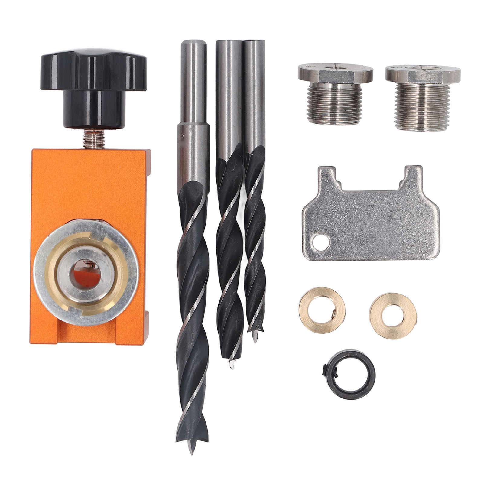 Bohrlehre Für Taschenlöcher Aus Aluminiumlegierung, Für 8 Mm, 10 Mm Und 12 Mm Löcher, Mit Holzdübeln.