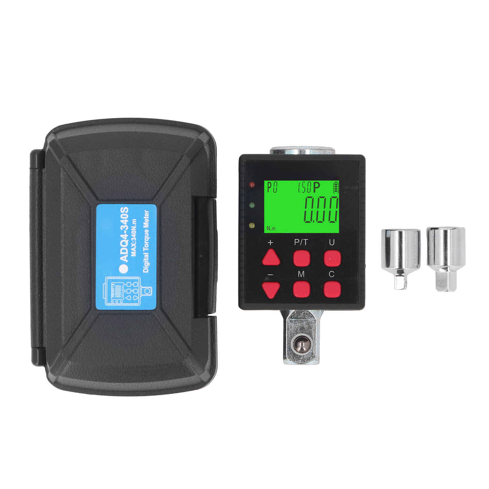 1/2-zoll-digital-drehmomentadapter 3,4–340 Nm Hochpräziser Elektronischer Drehmomentschlüssel-konverter Mit 3/8-zoll- Und 1/4-zoll-adaptern