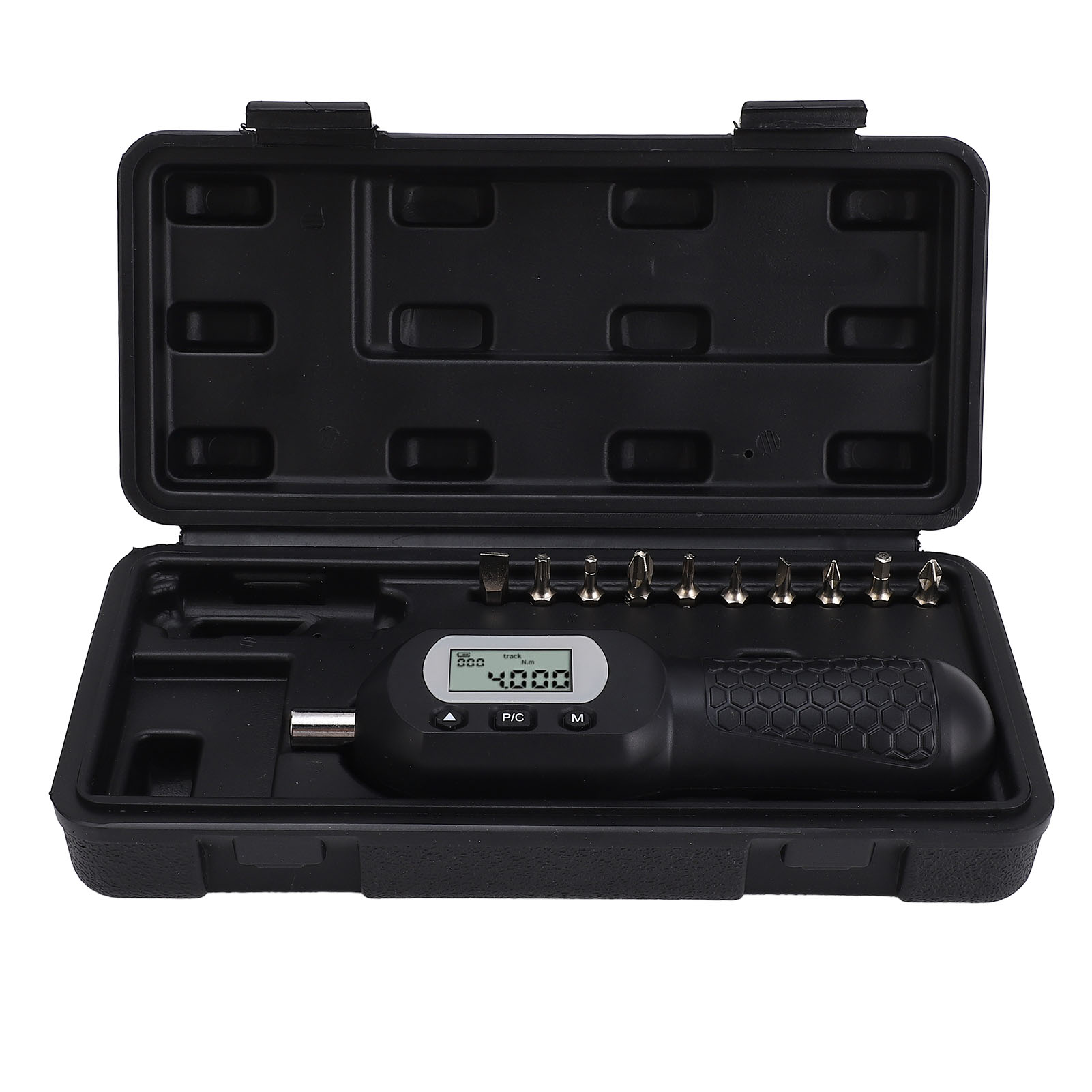 Digitaler Drehmomentschraubendreher, 1/4"-antrieb, Einstellbares Drehmoment Von 0,2 Bis 2 Nm, Hintergrundbeleuchtetes Lcd-display, Voreingestellter Drehmomentschraubendreher Mit 10 Bits