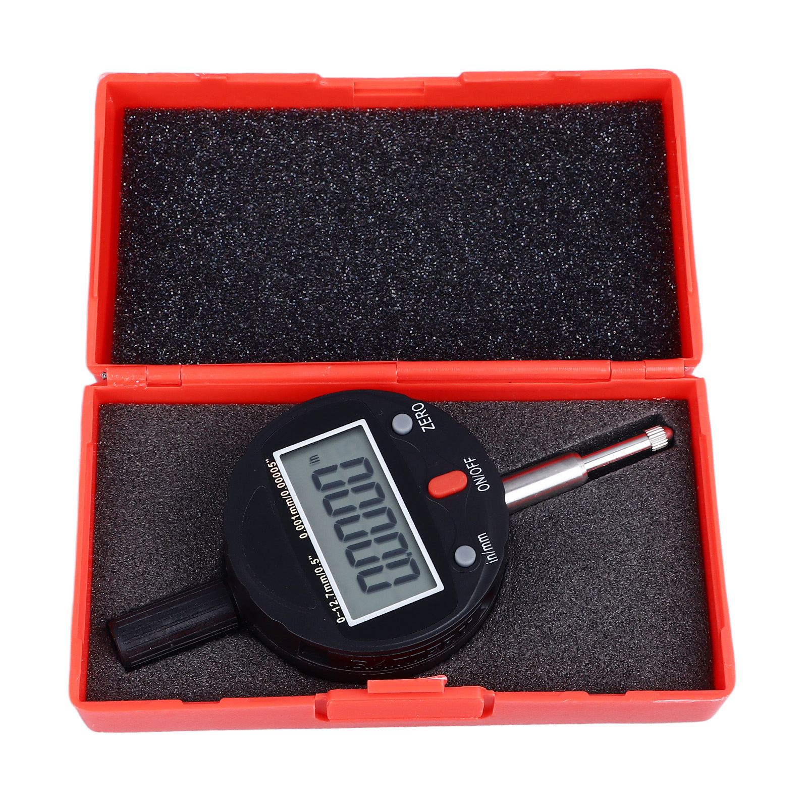 0,001 Mm (0,00005 Zoll) Ip54 Digitaler Vergleichsfühler, Hochpräzises Industrielles Elektronisches Messgerät 0–12,7 Mm