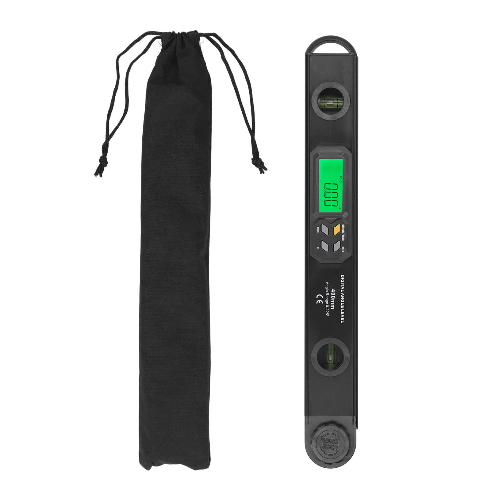 400-mm-winkelmesser, Lcd-bildschirm, Digital, Aluminiumlegierung, Für Die Holzbearbeitung.