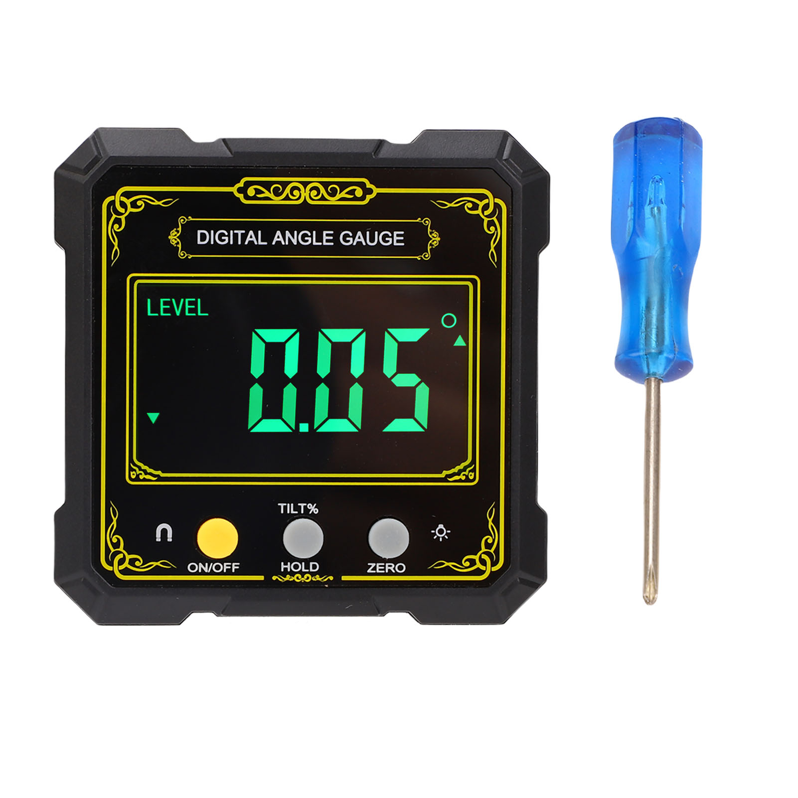 Digitaler Neigungsmesser Mit Hintergrundbeleuchtetem Lcd-bildschirm, Magnetfuß, Ip65, Elektronische Wasserwaage Für Tischkreissäge