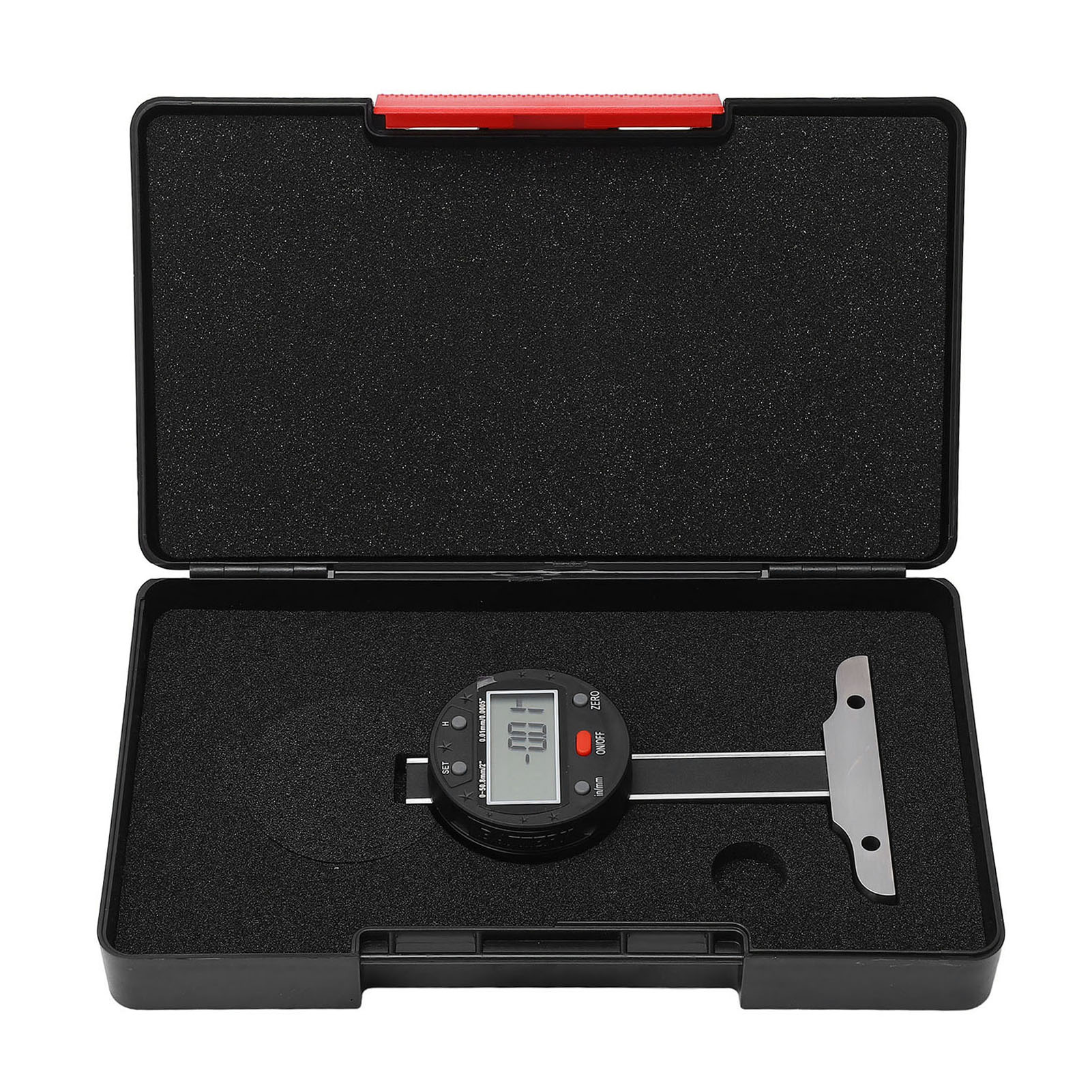 Hochpräziser Digitaler Tiefenmesser Mit Lcd-bildschirm, Elektronischem Tiefenmessgerät Und Datenschnittstelle (0–50,8 Mm)