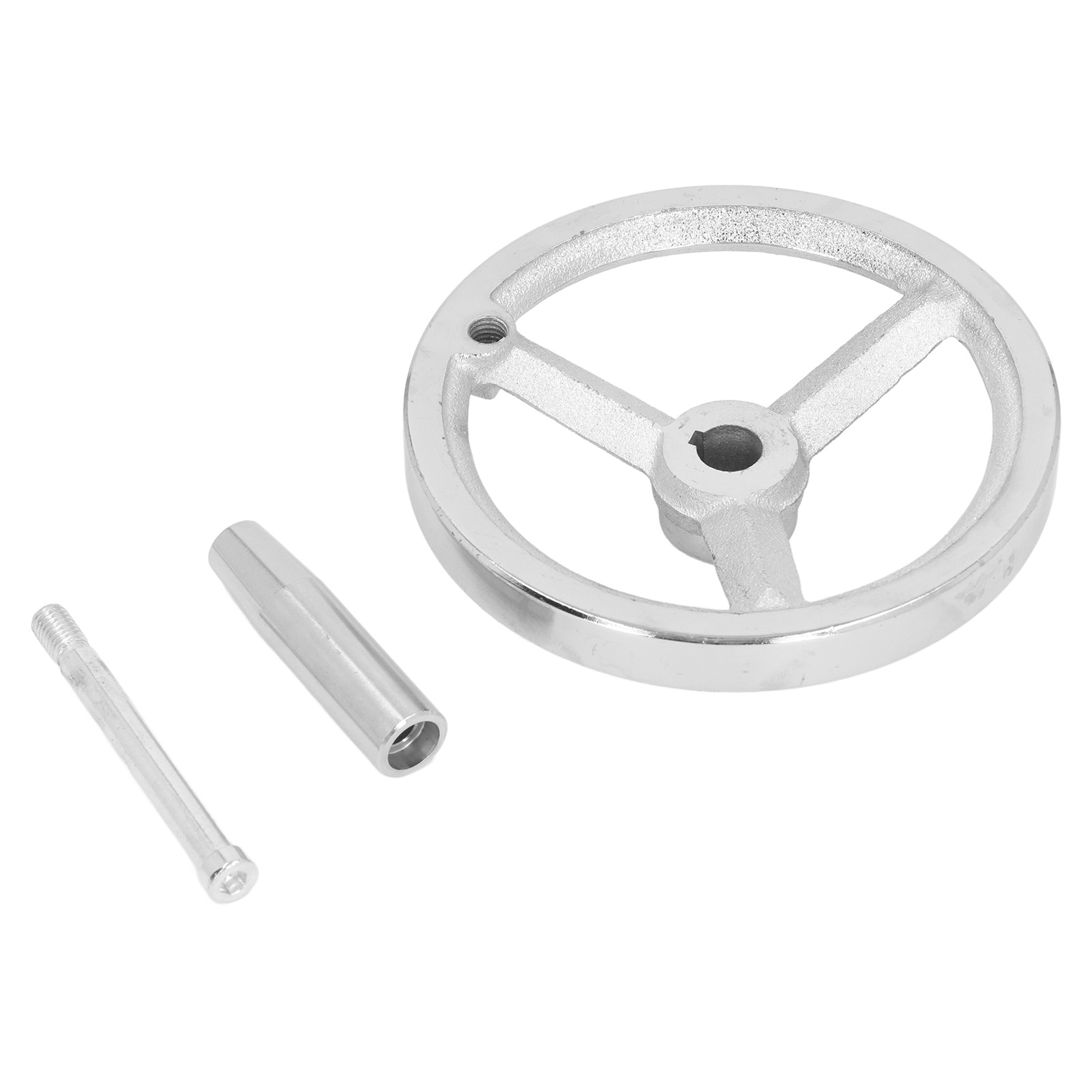 16 X 160 Mm Verchromte Drehscheibe Aus Gusseisen Mit Abnehmbarem Griff Für Fräs- Und Schleifmaschinen