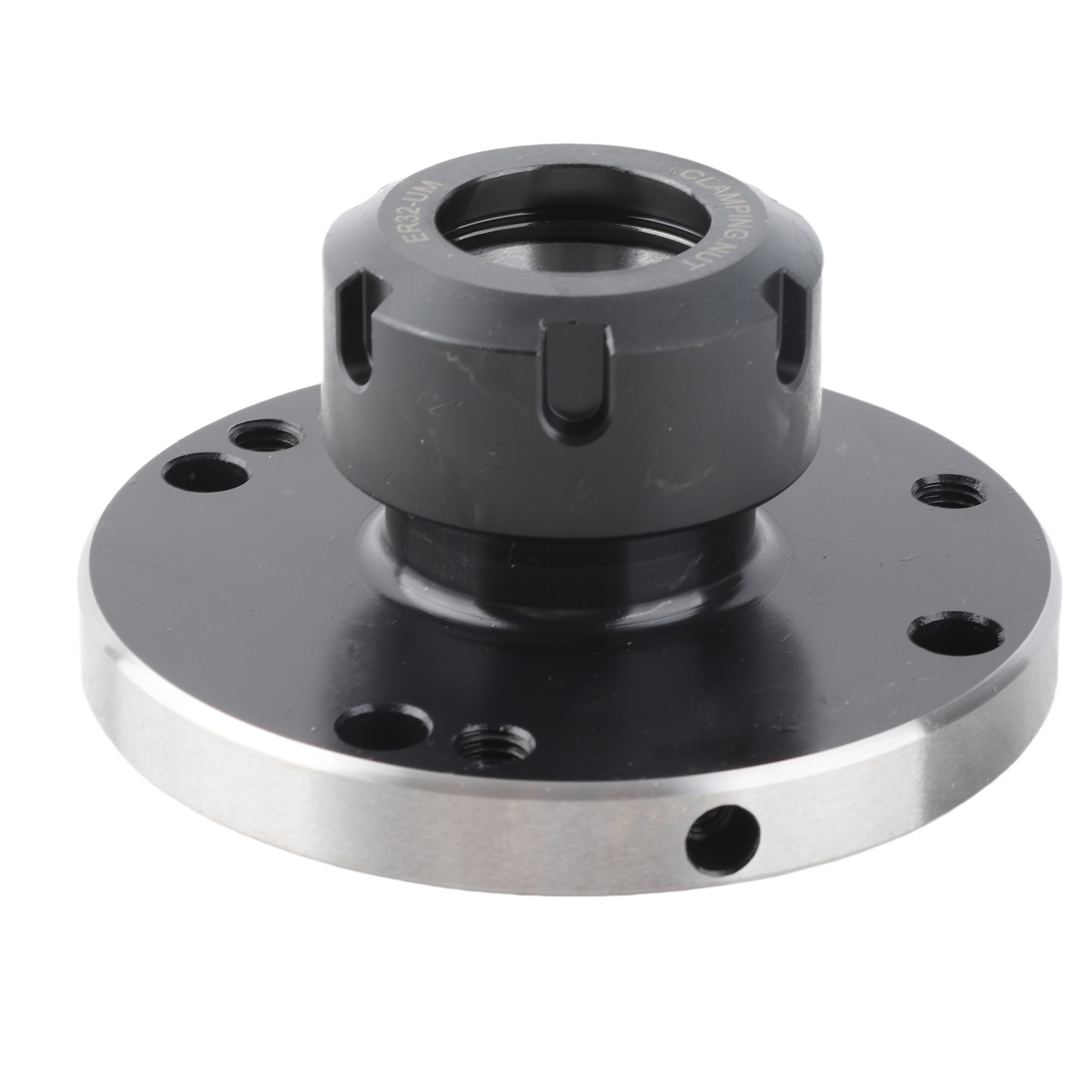 Zubehör Für Cnc-drehmaschinen, Fräsmaschinen Und Oberfräsen: Er32 Spannzange, 100 Mm Flanschdurchmesser, Gebürstete Oberfläche.