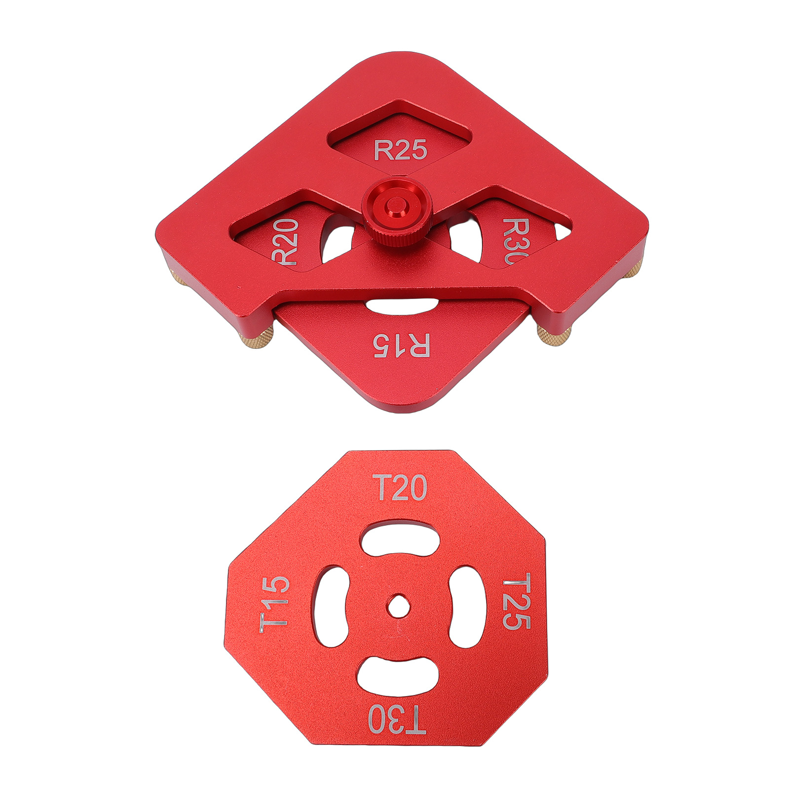 Abrundungsradius-schablonen Für Die Holzbearbeitung, Radius-schablonen Aus Aluminiumlegierung, Schablonenset R15 R20 R25 R30 T15 T20 T25 T30