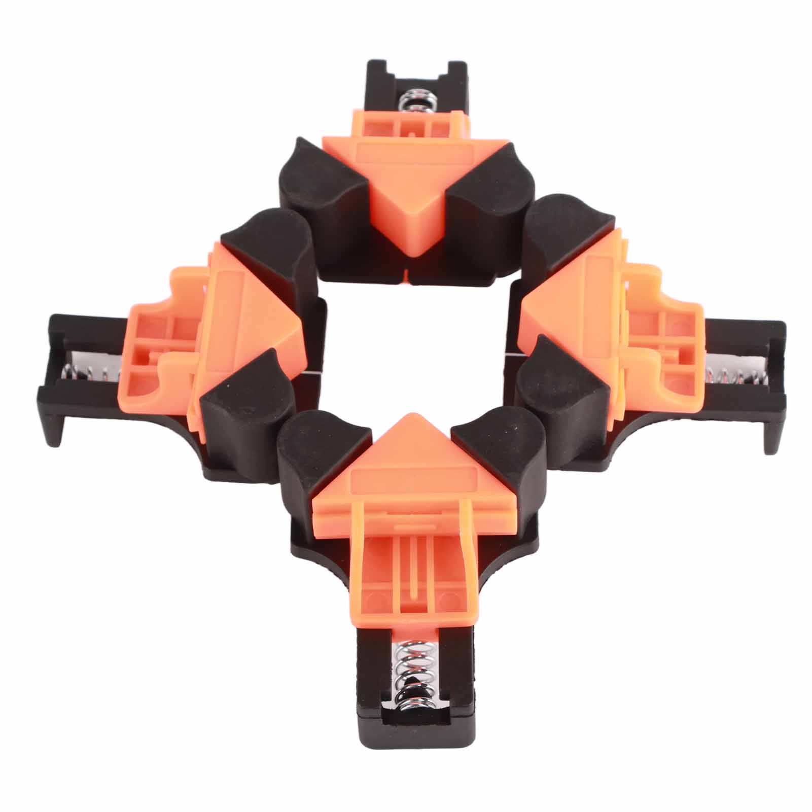 Set Mit 4 Winkelklemmen Für Die Holzbearbeitung (90°, 45° Und 120°)