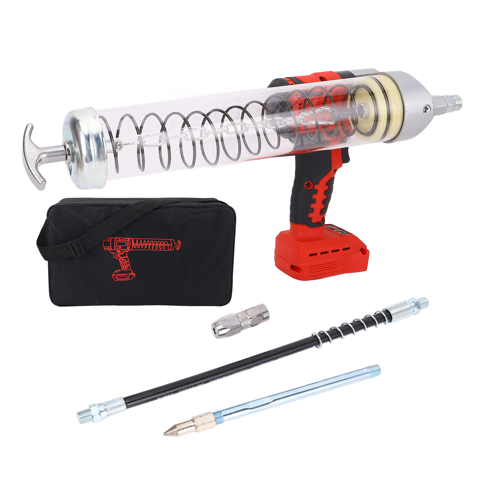 Hochdruck-fettpressen-set Mit Li-ionen-akku, Bürstenlosem Akku-elektromotor (12.000 Psi) Für B4