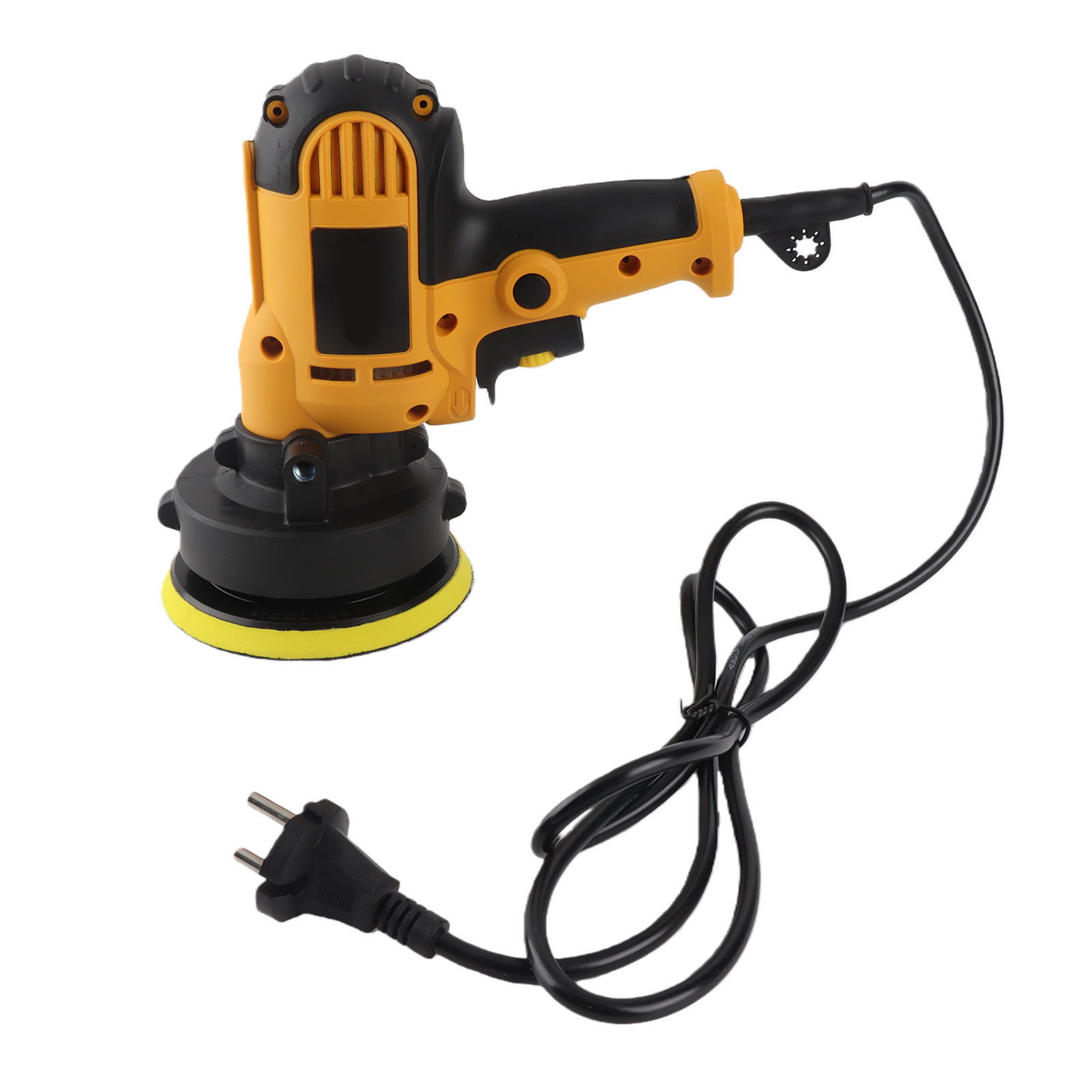 Elektrische Poliermaschine, 125-mm-polieraufsatz, 600–3700 U/min, Für Metall Und Holz, 220-v-eu-stecker