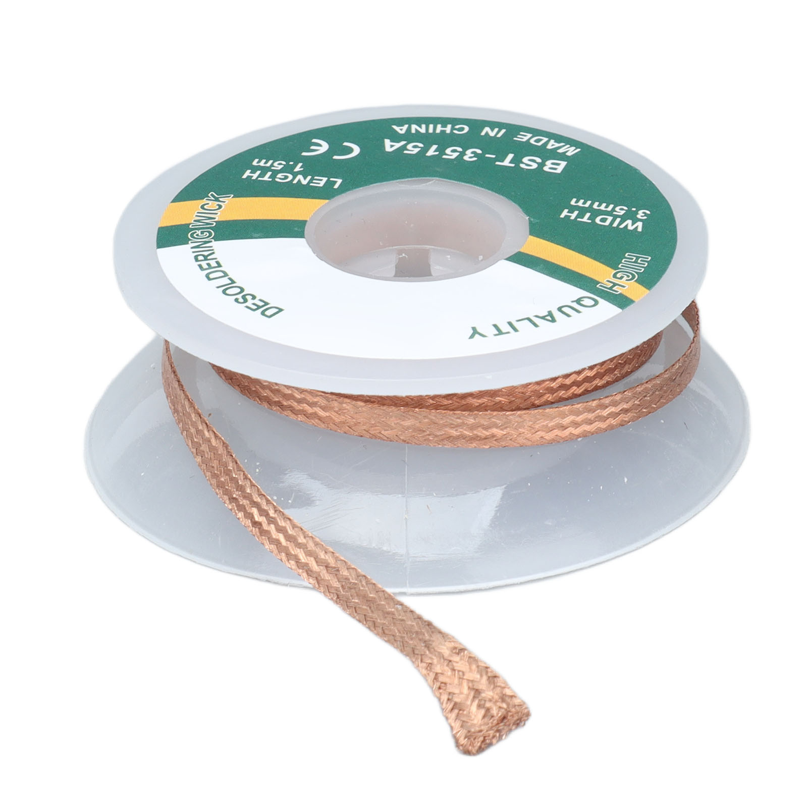Entlötlitze Ohne Reinigung, Kupferlegierung, Geringe Rückstandsbildung, 1,5 Meter Geflecht, 3,5 Mm (3515a)