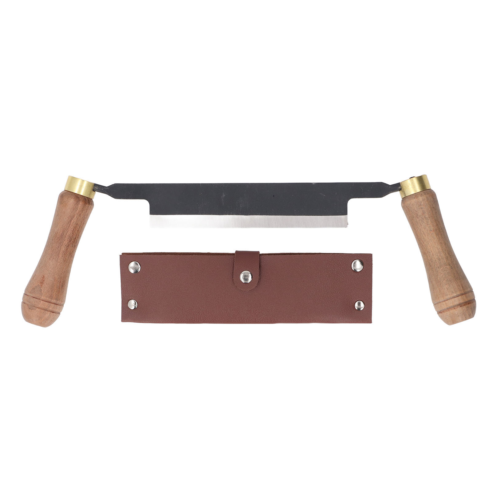 Entrindungswerkzeug Für Die Holzbearbeitung, 15 Cm Dick, Mit Lederetui.
