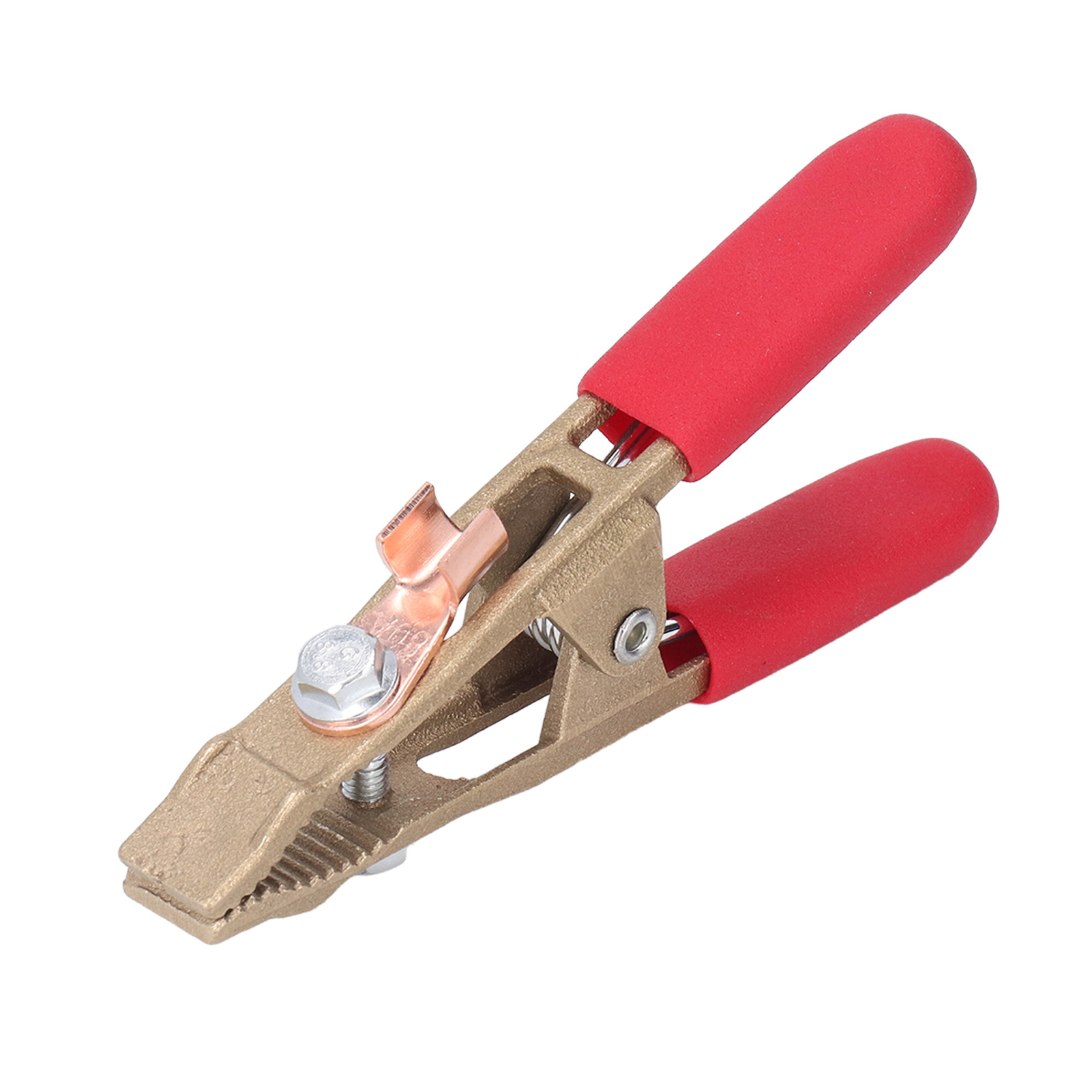 Erdungsklemme Aus Messing, Roter Mantel, Für Argon-lichtbogenschweißen, 260 A