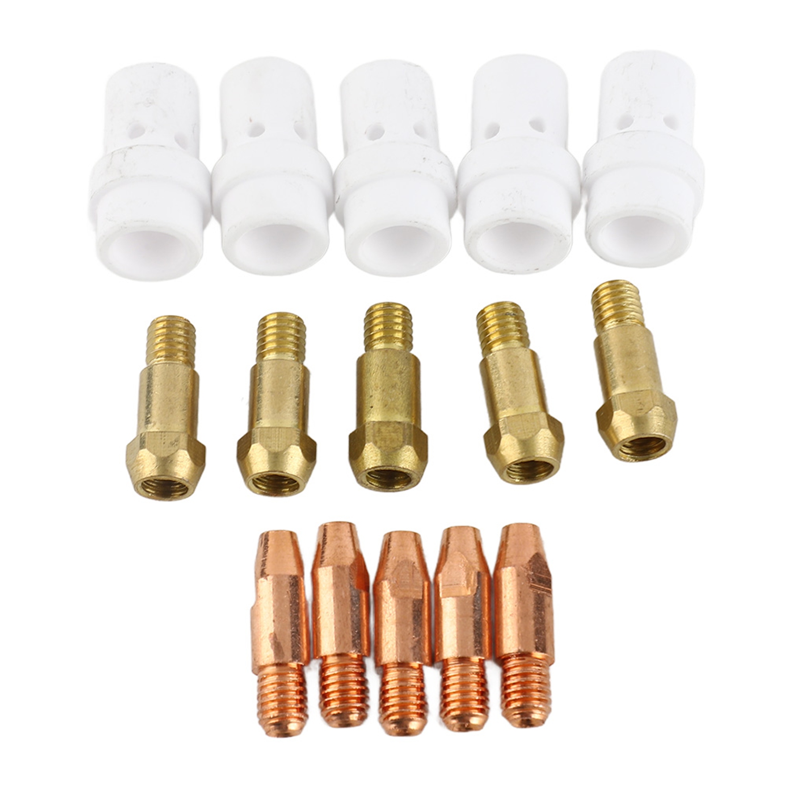 Satz Mit 14 Gasdiffusordüsenhaltern Für Binzel 36kd Mig-schweißbrenner (0,8 Mm)