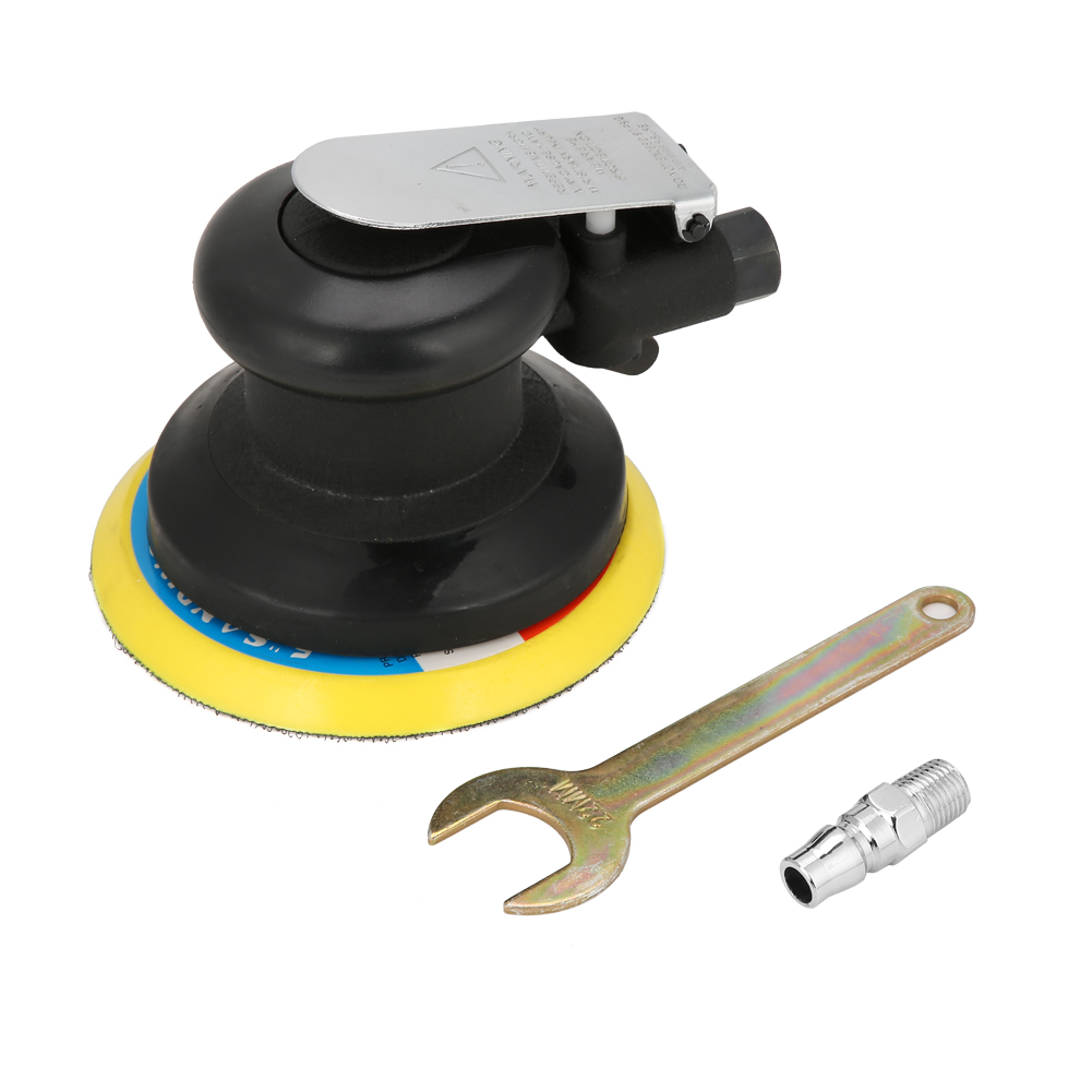 5"-druckluft-exzenterschleifer, Druckluft-rundschleifer, Manuelles Zufallsschleifen