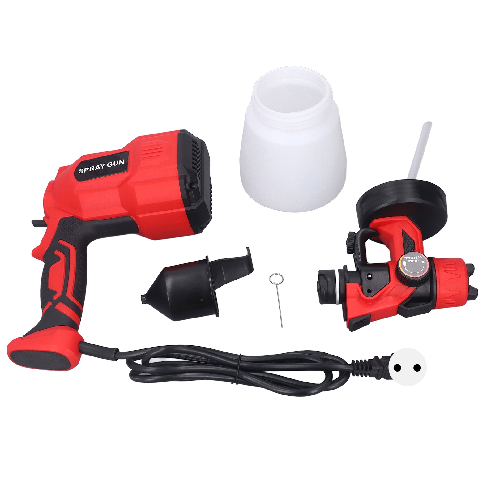 Tragbares Hochdruck-farbspritzgerät Mit Geteilter Düse Zum Lackieren Von Möbeln Und Schränken, 550 W, 800 Ml, Eu-stecker, 220 V