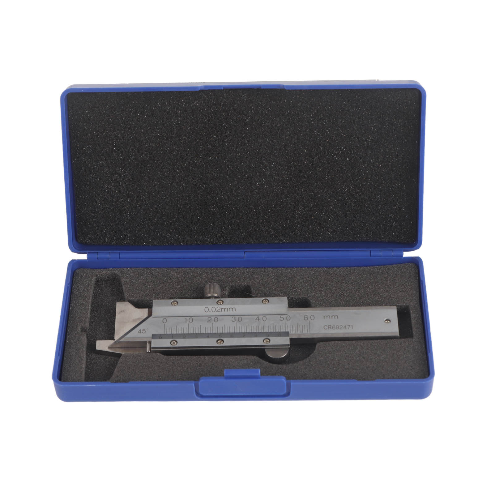 Anfaslehre, Anfaslineal, Angefaster Nonius-messschieber, Edelstahl-messschieber 0–50 Mm