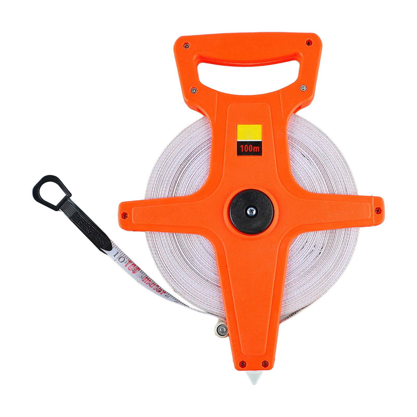 Einziehbares, Korrosionsbeständiges Und Flexibles Fiberglas-maßband, 100 Meter Lang