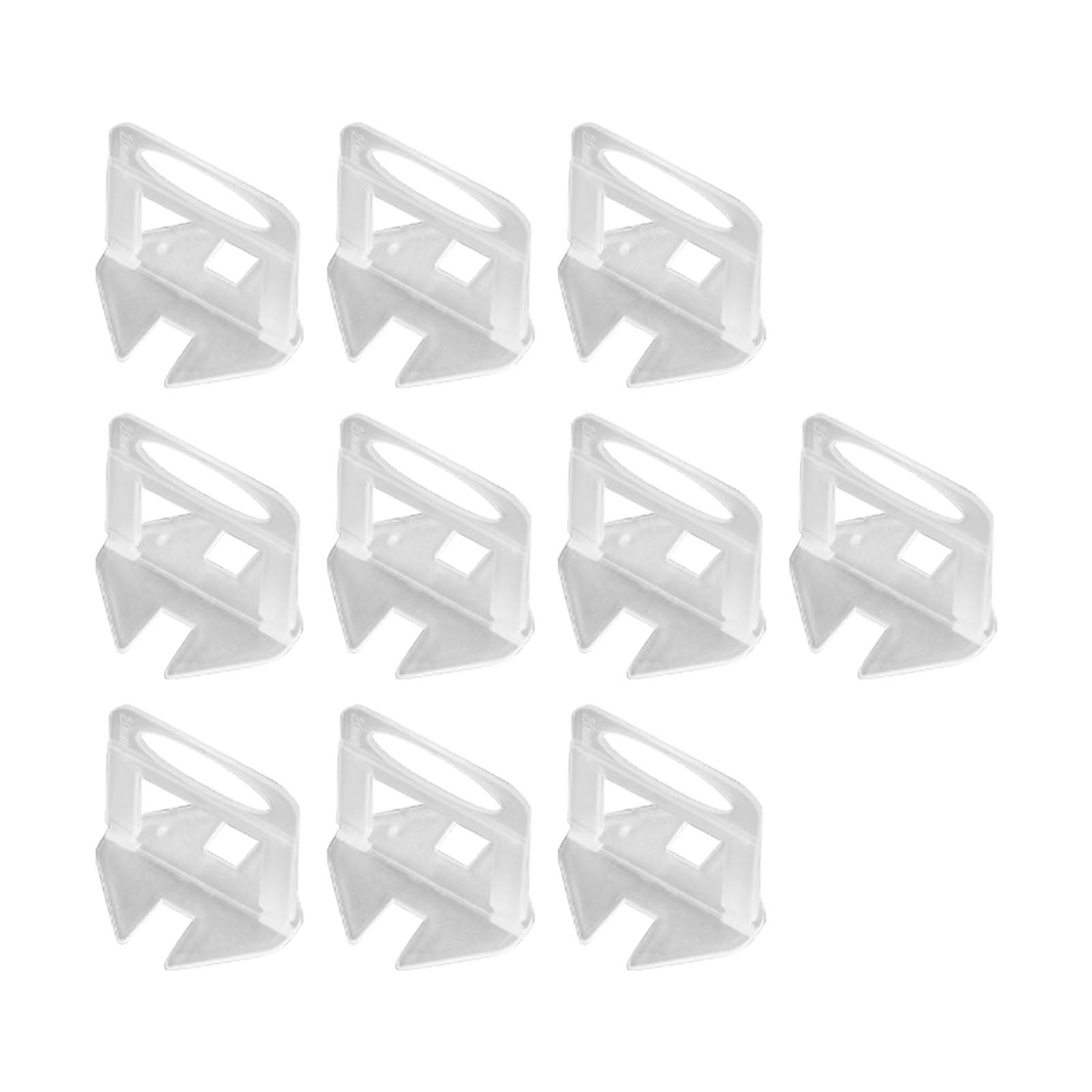 Set Mit 300 Nivellierkeilen Für Wand- Und Bodenfliesen, Inklusive Abstandshaltern Und 2 Mm Transparenter Basis.