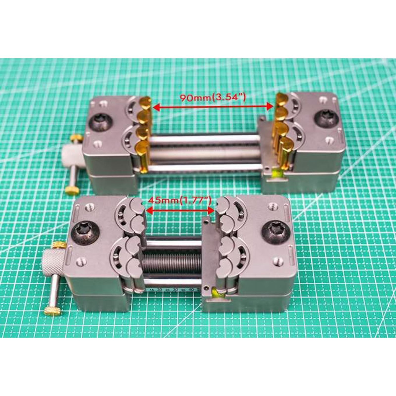Fractal Vise Bohrschraubstock Aus Edelstahl 304, Mini-werkbankschraubstock Mit Amboss, Mehrbackenkonstruktion, Präzises Spannen Für Bastelarbeiten Und Elektronikreparaturen.