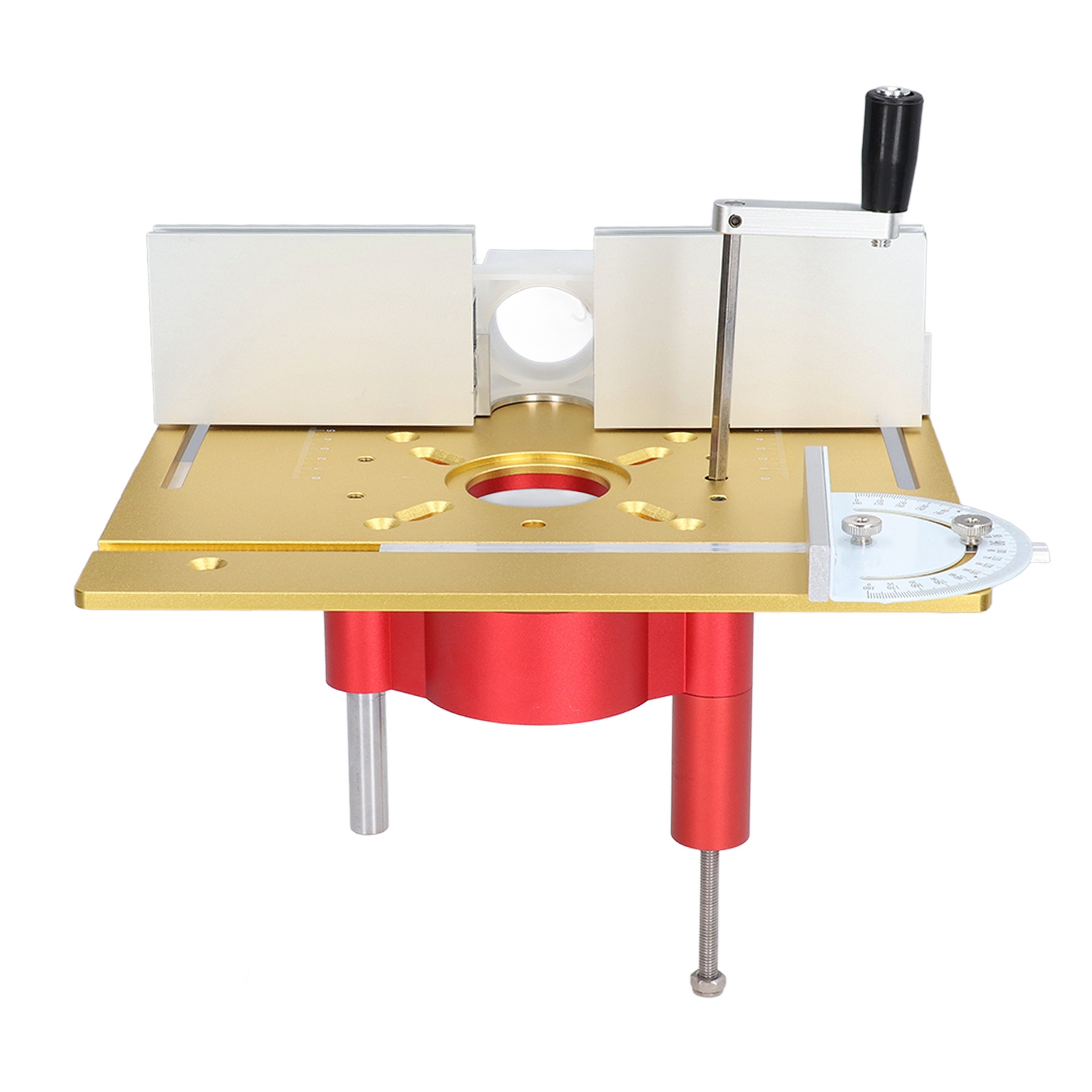 Hebesystem Für Elektrische Oberfräse, Montageplatte, Basis-hebesatz Für Die Holzbearbeitung (anfasen, Goldfinish)