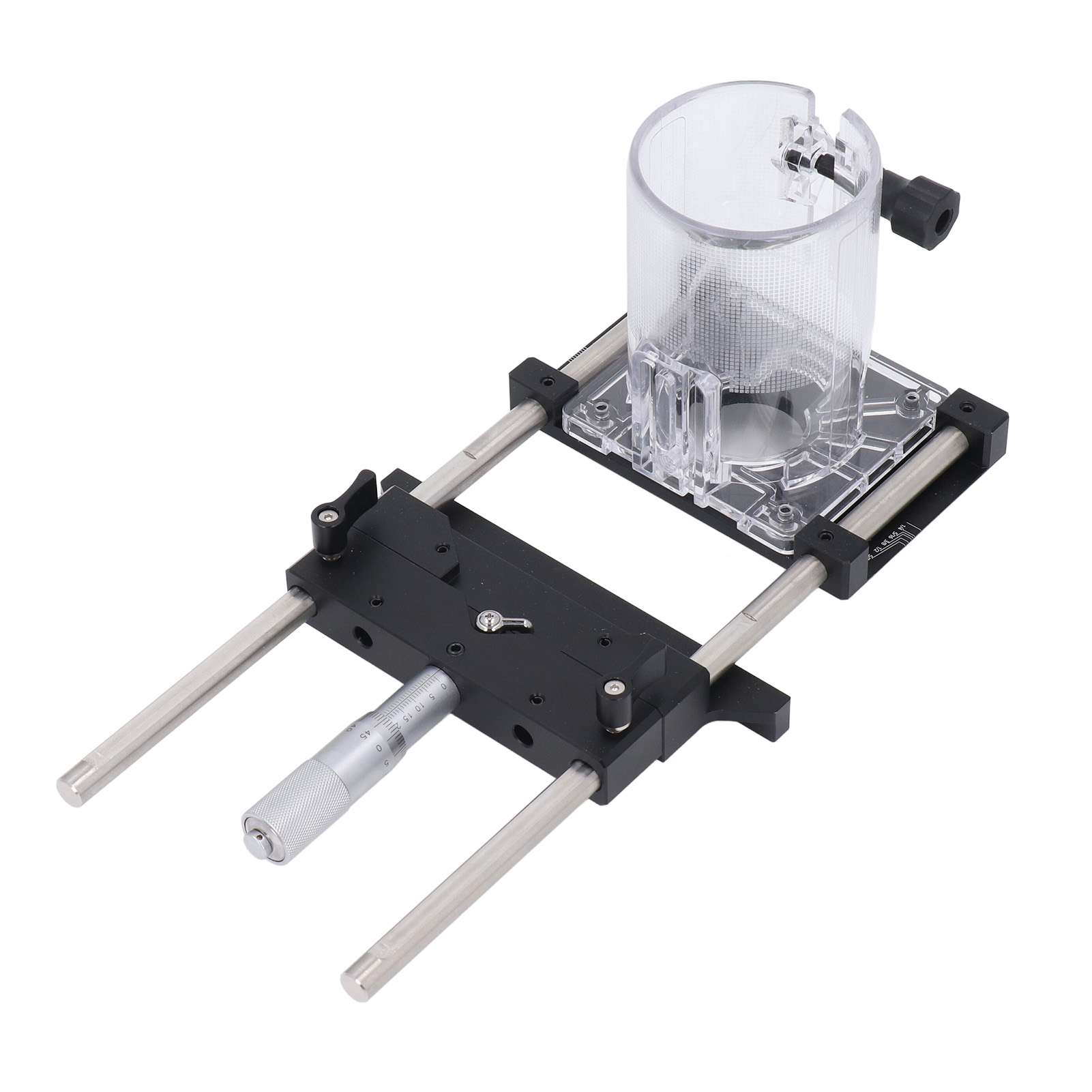 Frässchablone Aus Aluminiumlegierung, Genauigkeit 0,01 Mm, Fräsbereich 0 Bis 18 Mm, 65-mm-schablone Für Holzbearbeitungsprojekte