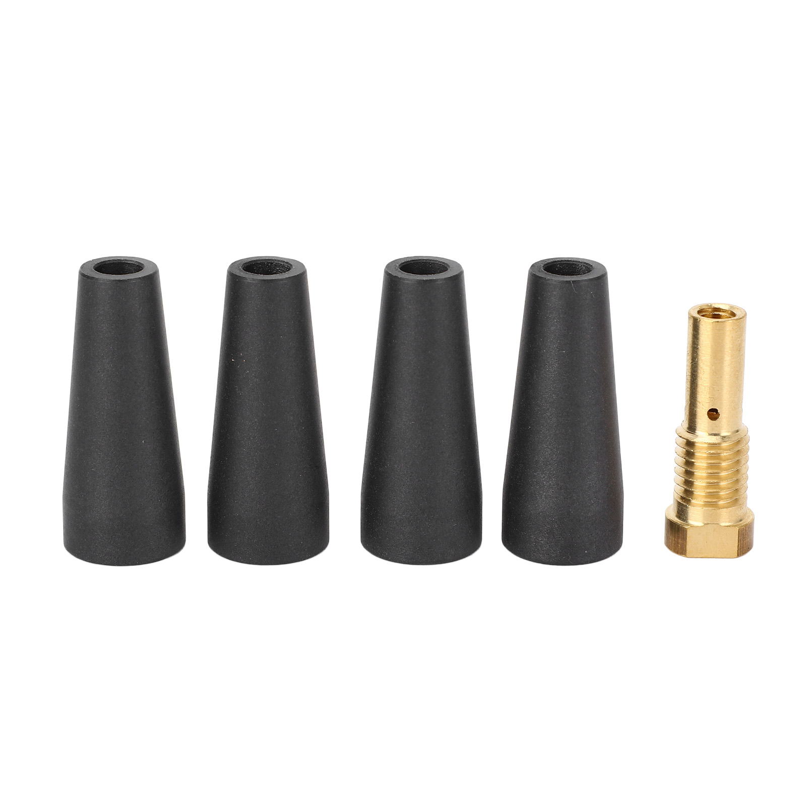 Set Bestehend Aus 4 Gaslosen Düsen Mit Ptfe-durchflusskern Und 1 Messing-gasverteiler Für Century Fc90 80gl