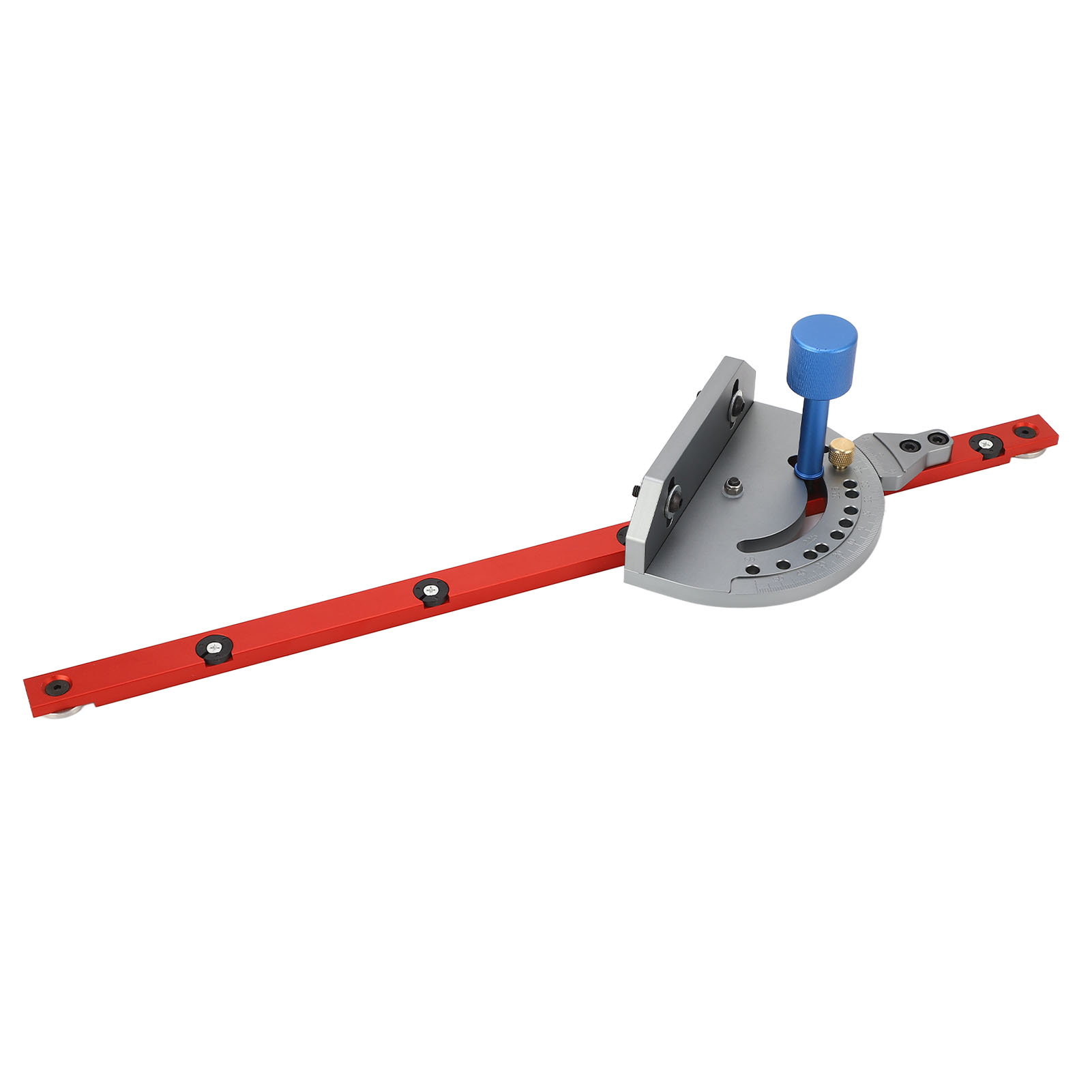 48 Cm (19 Zoll) Gehrungsführung Aus Aluminiumlegierung Für Tischkreissägen, Verstellbarer Winkel, Mit Skala, Holzbearbeitungswerkzeug
