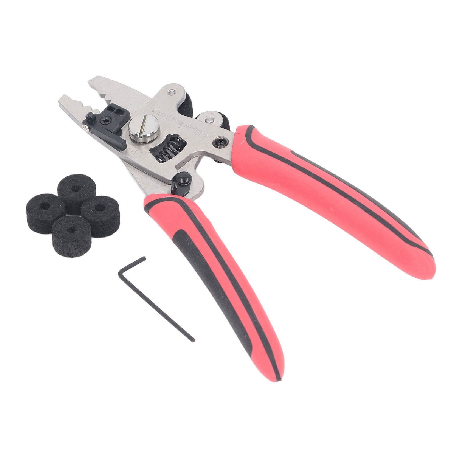 Multifunktionaler Glasfaser-abisolierer, Klinge Aus Edelstahl Und Rutschfester Pvc-griff.