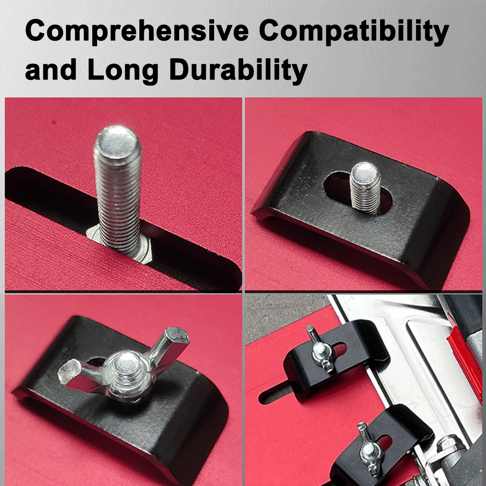 Mm Dicke Handsägebasis Aus Aluminiumlegierung Für Marmorschneidemaschinen, Tragbare Holzbearbeitungs-grundplatte, Bakelitplatte, Verstellbare Schrauben Und Vorgebohrte Löcher Für Schnelle Montage Und