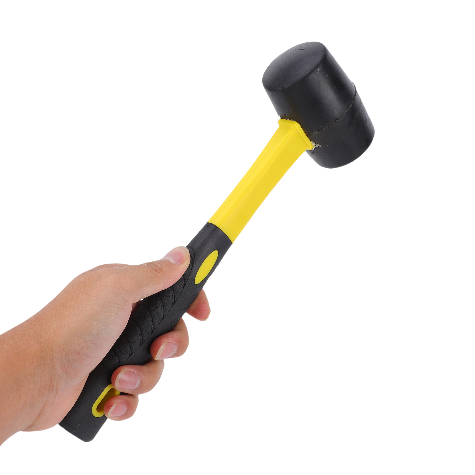Gummihammer, Robuster Gummihammer Für Camping, Bodenverlegung, Zeltpflöcke, Holzarbeiten, Schonendes Schlagen Ohne Oberflächenbeschädigung, Ergonomischer Griff