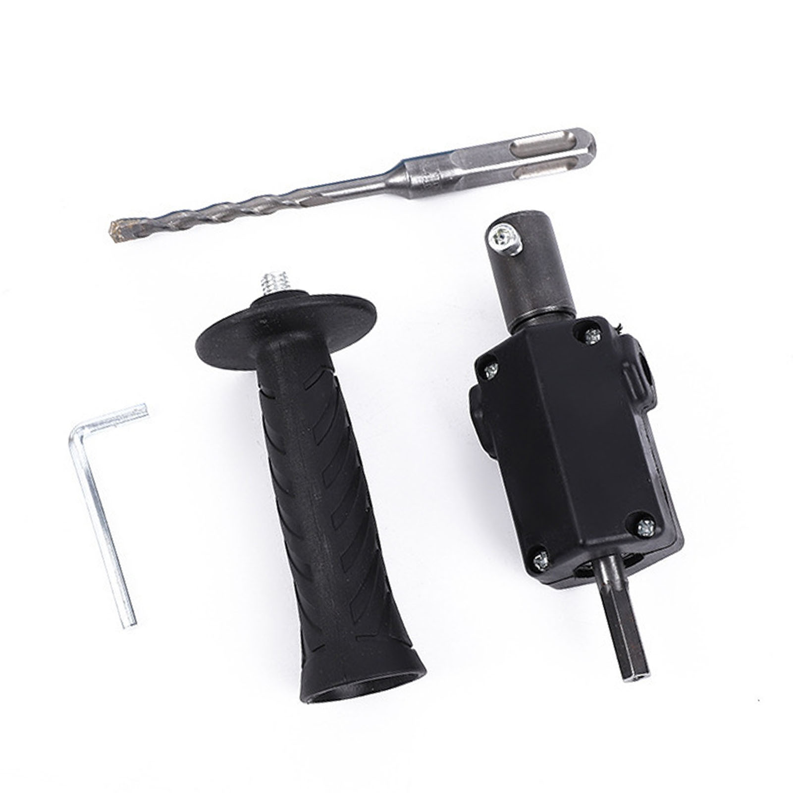 Adapter Aus Legiertem Stahl Für Bohrmaschinen, Umrüstsatz Für Elektrische Bohrmaschinen Auf Schlagbohrmaschinen Für Glas, Metall Und Holz.
