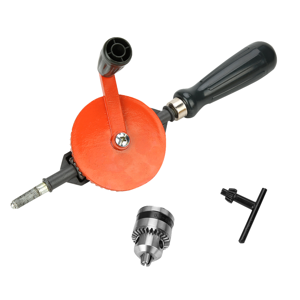 Tragbare 1/4"-handkurbel-mini-doppelgang-handbohrmaschine Für Holz Und Kunststoff