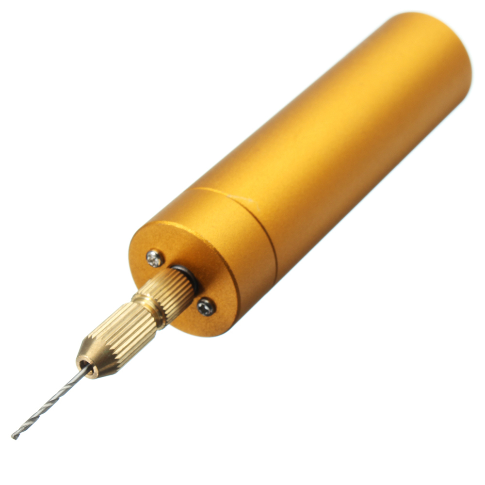 Mini 5v Dc Manuelle Elektrische Bohrmaschine Aus Aluminium + 10 Spiralbohrer Für Die Herstellung Von Leiterplatten Aus Holz.