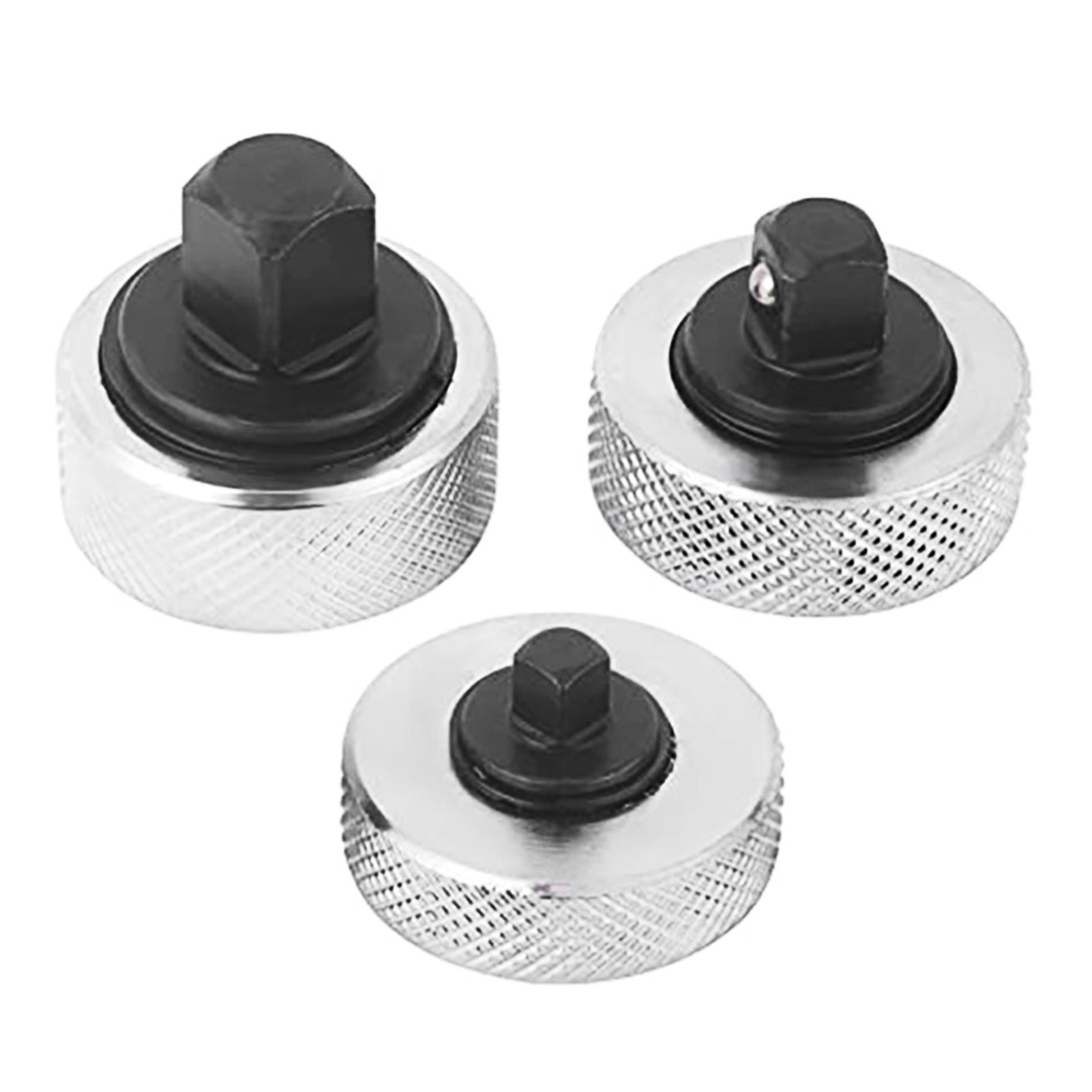 Set Aus 3 Umkehrbaren Ratschenschlüsseln Mit Verstellbarem Kopf, Mini-handschlüssel, 1/4", 3/8" Und 1/2" Antrieb, Kompakter 38 Mm Durchmesser