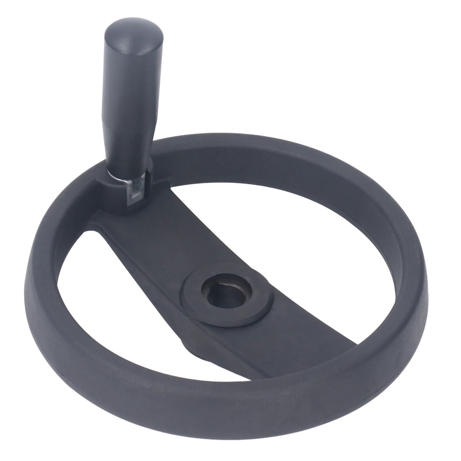 Standard-handrad 200 X 18 Mm Aus Robustem, Isolierendem Kunststoff Für Dreh-, Fräs- Und Schleifmaschinen.