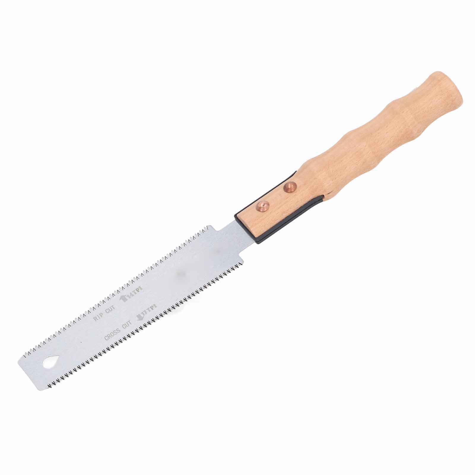 Doppelschneidige Holzsäge, Feine Zähne, Sk5-legierung, Bündiger Griff, Für Die Holzbearbeitung