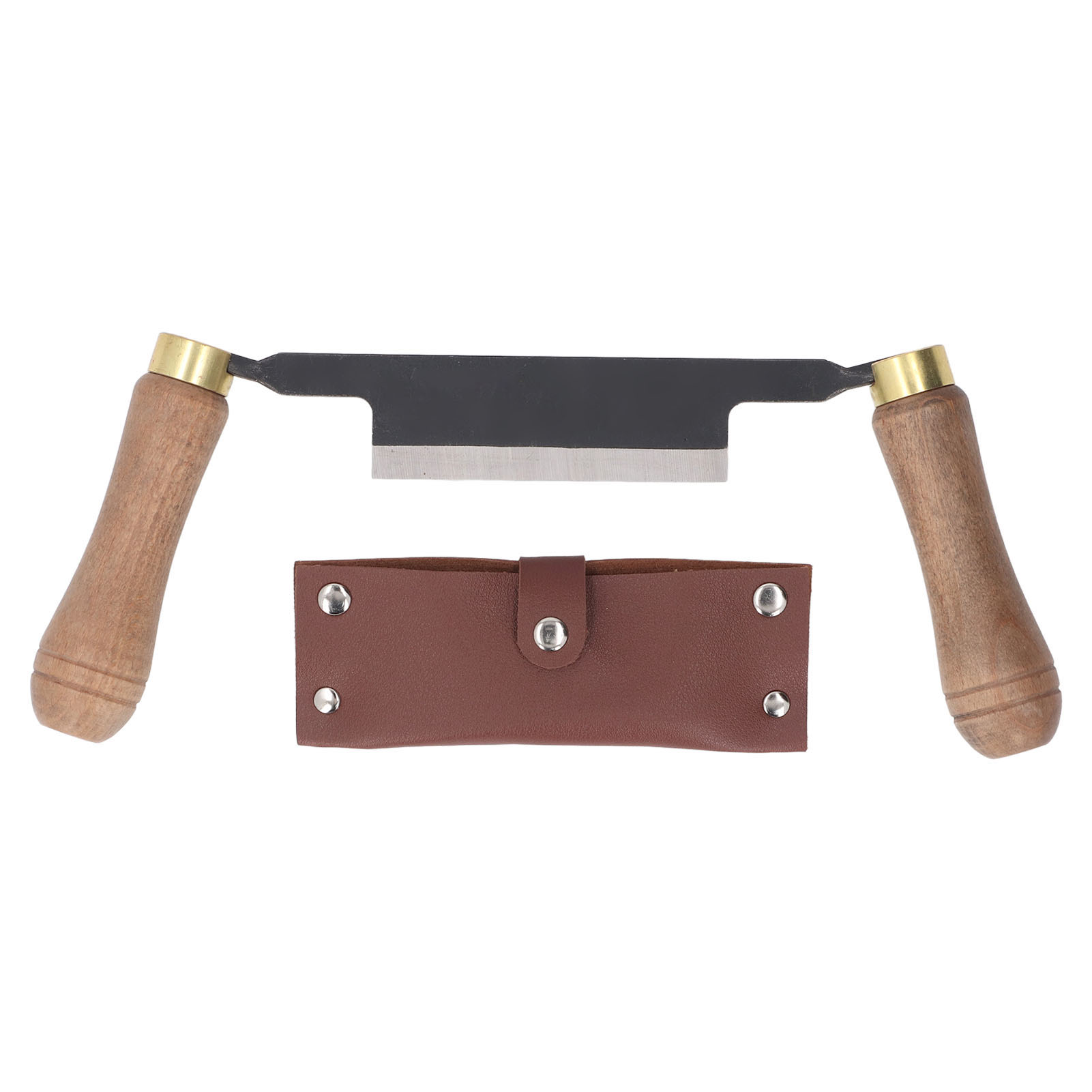 Handbetriebenes, Gerades, Ergonomisches, Doppelgriffiges Entrindungswerkzeug Aus Holz, 10 Cm (4 Zoll).