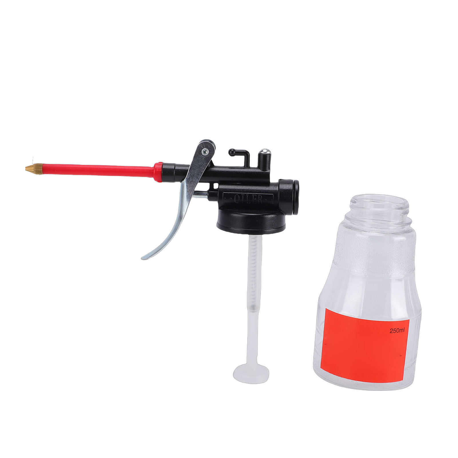 250-ml-hochdruckölkanister Mit Handpumpe Und Langer, Flexibler Düse.