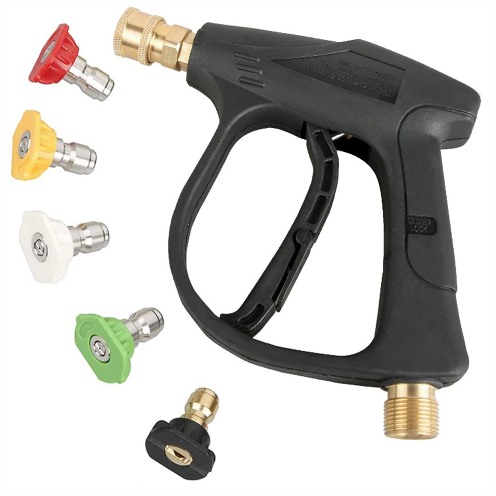 Tragbare Hochdruck-autowaschpistole Mit Wasser- Und Schaumstrahl.