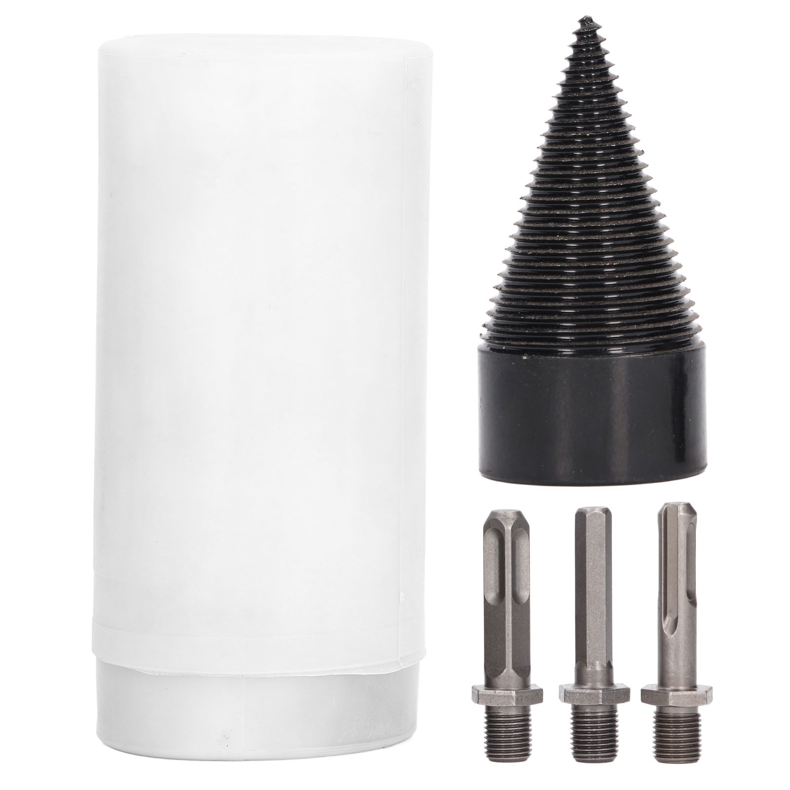 Set Mit 3 Elektrischen Holzspaltbohrern Mit Abnehmbaren 50-mm-schäften
