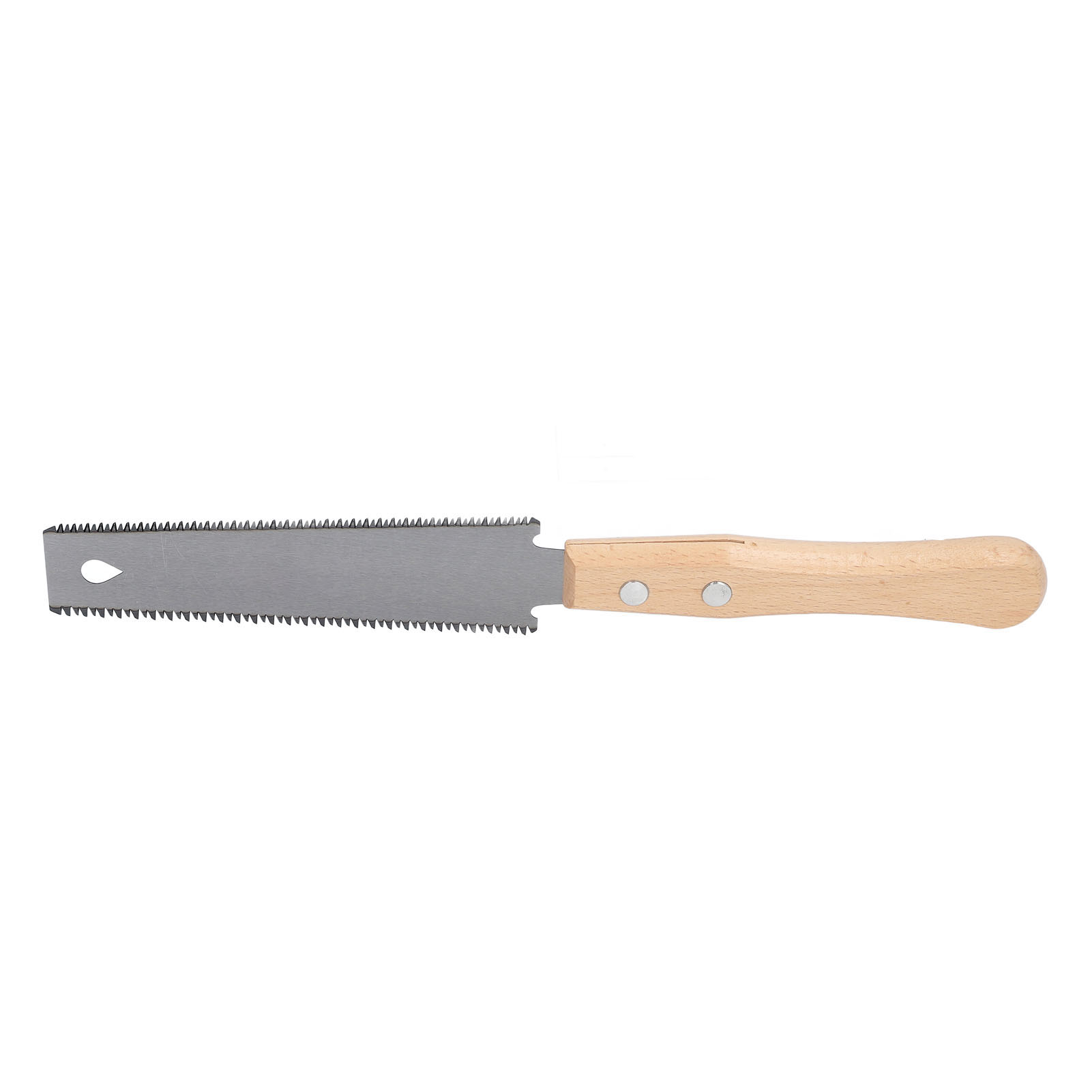 Handsäge Mit Buchenholzgriff, Sk5-stahlblatt, Feiner Doppelseitiger Verzahnung, Ideal Für Garten- Und Holzarbeiten.