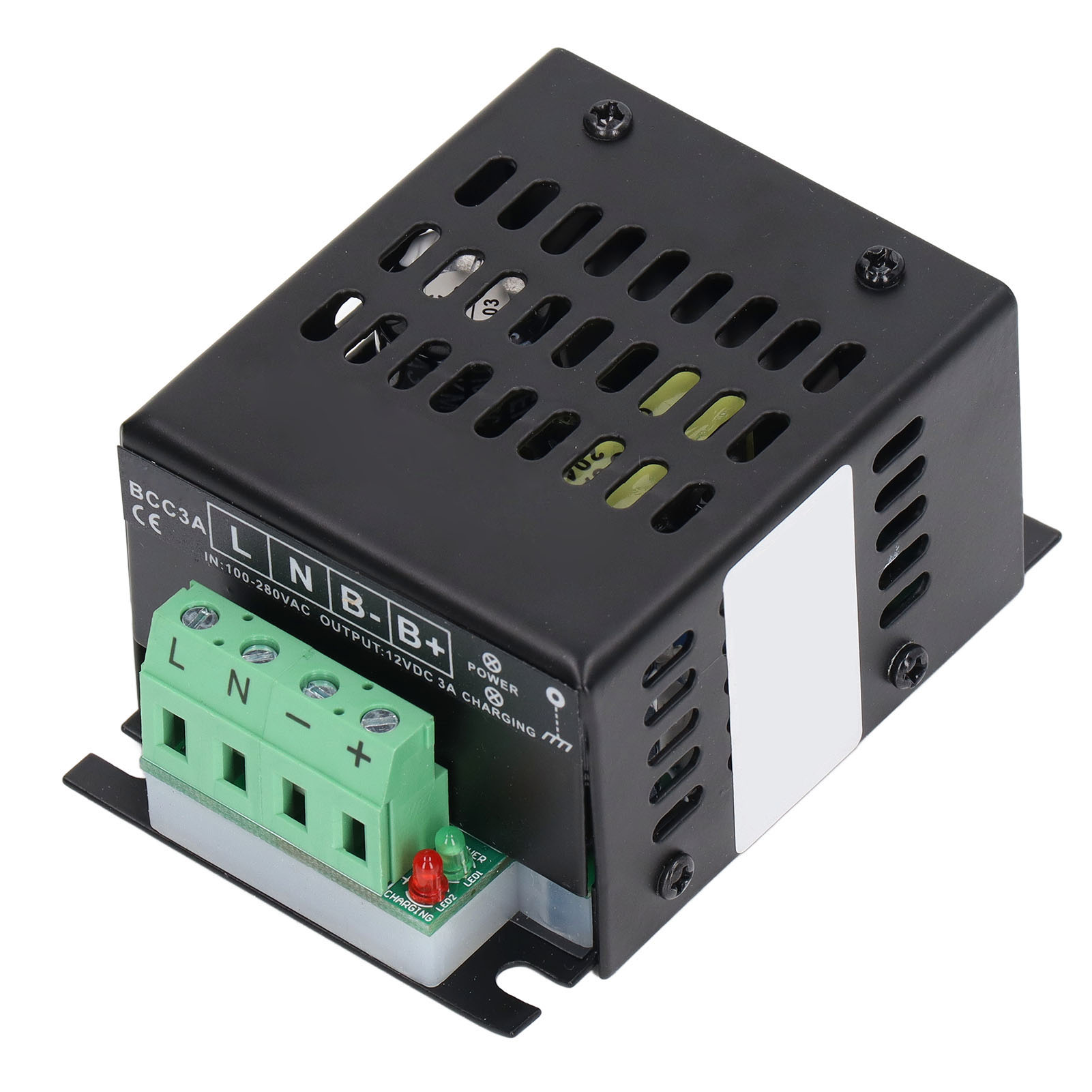 Intelligentes Batterieladegerät Für Generatoren, 3-stufiges Laden, 100–280 V Ac-eingang, 12 V Dc-ausgang