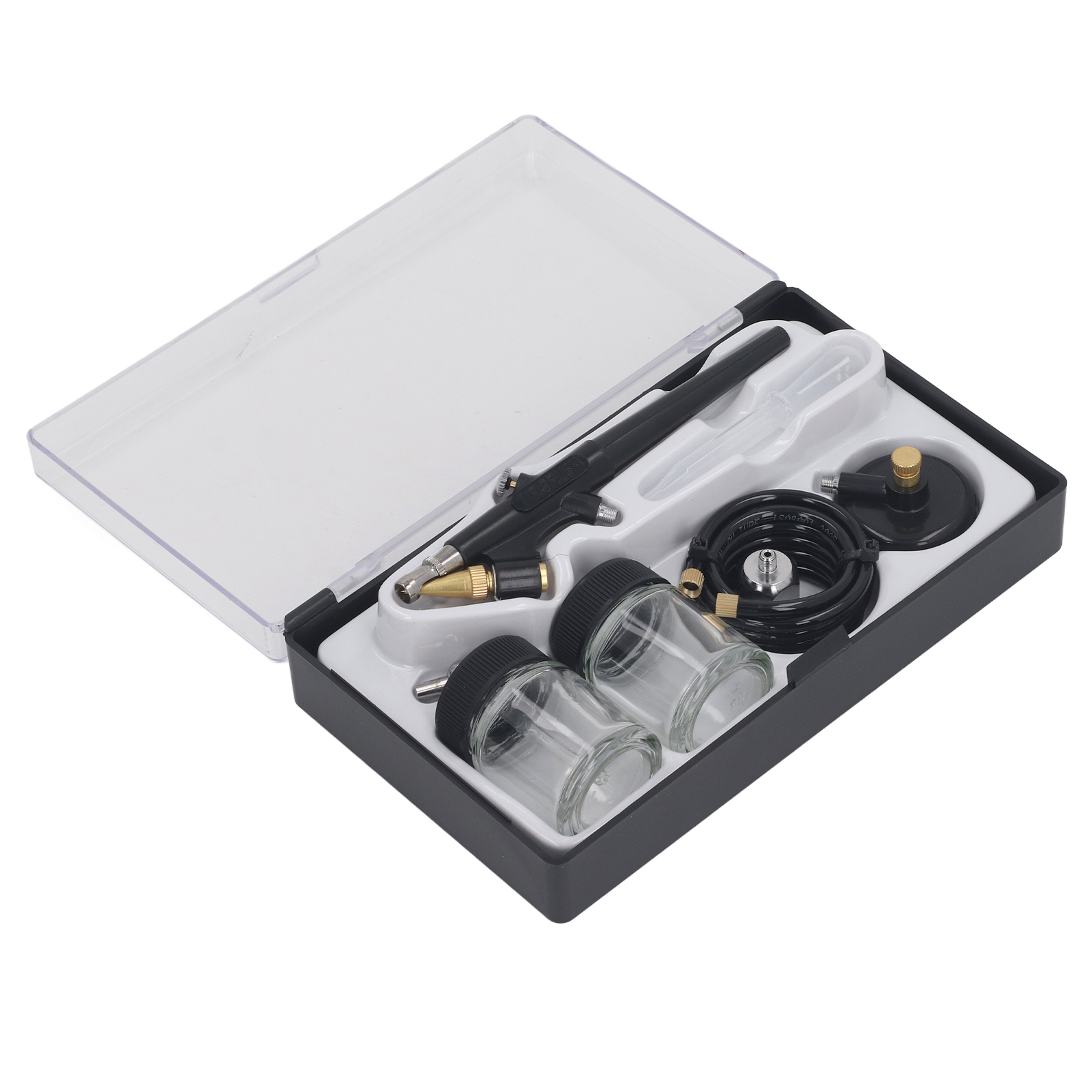 Mini-airbrush-set, Tragbar Und Kabellos, Ideal Für Nageldesign, Modellbau, Malerei Und Tortendekoration. Einfache Bedienung, Farbbehälter Am Boden, 0,8 Mm Sprühdurchmesser.