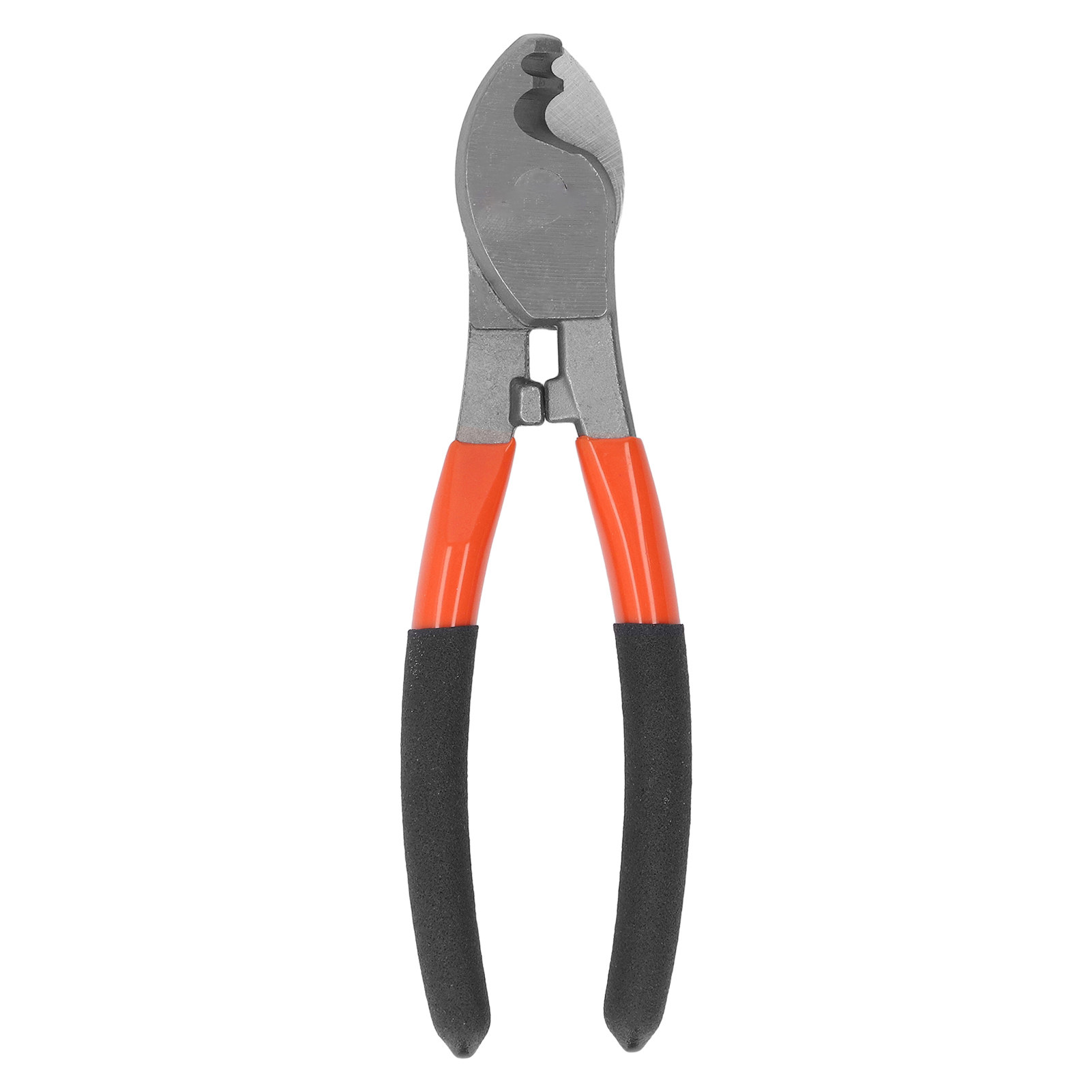 20 Cm Kabelschneider Mit Abisolieröffnung, Aus Hochkohlenstoffhaltigem Stahl, Pvc-griff, Elektrische Schere Für Kupfer- Und Aluminiumkernkabel.