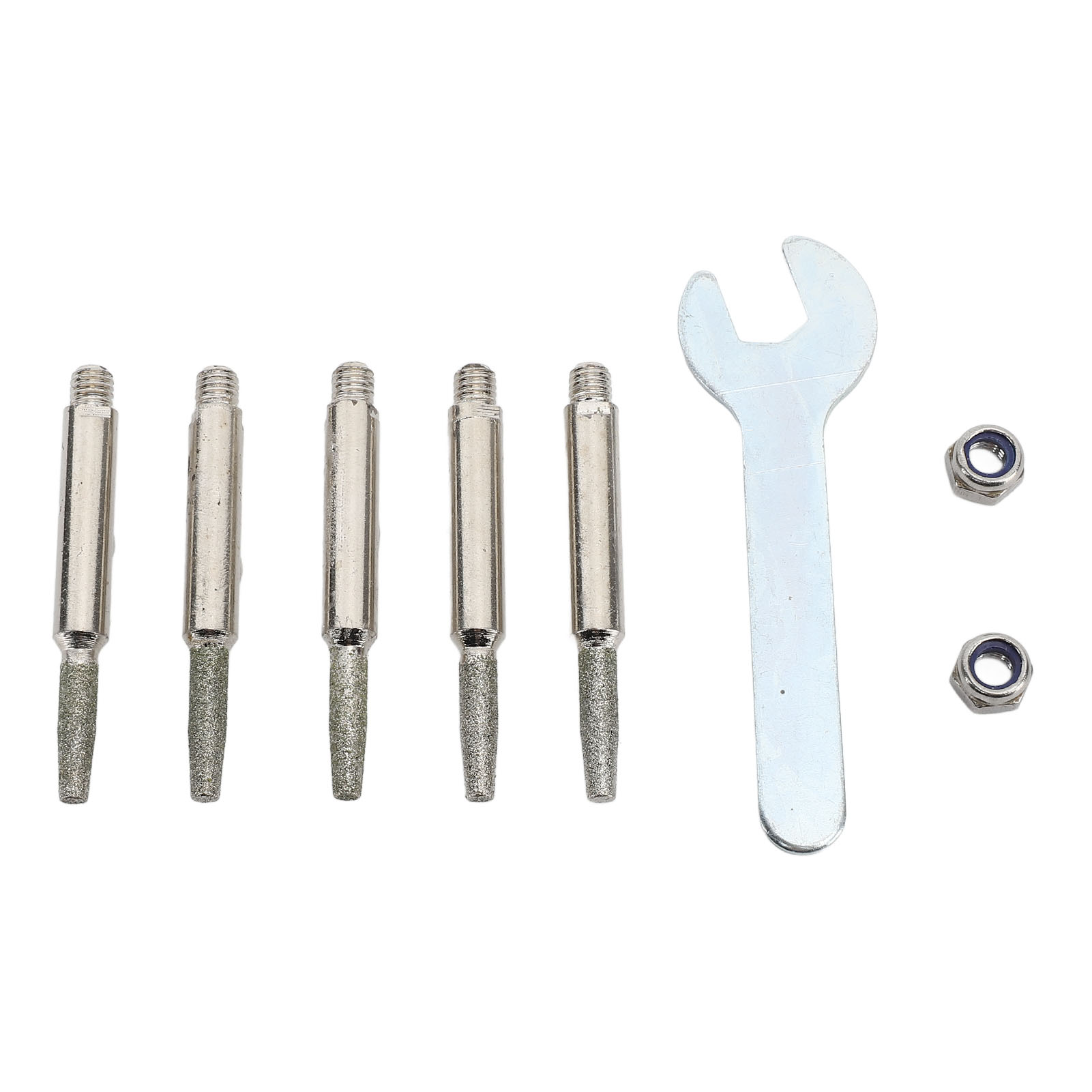 Set Mit 5 Kettensägen-schärfsteinen, Hohe Härte, Kettensägen-schärffeile