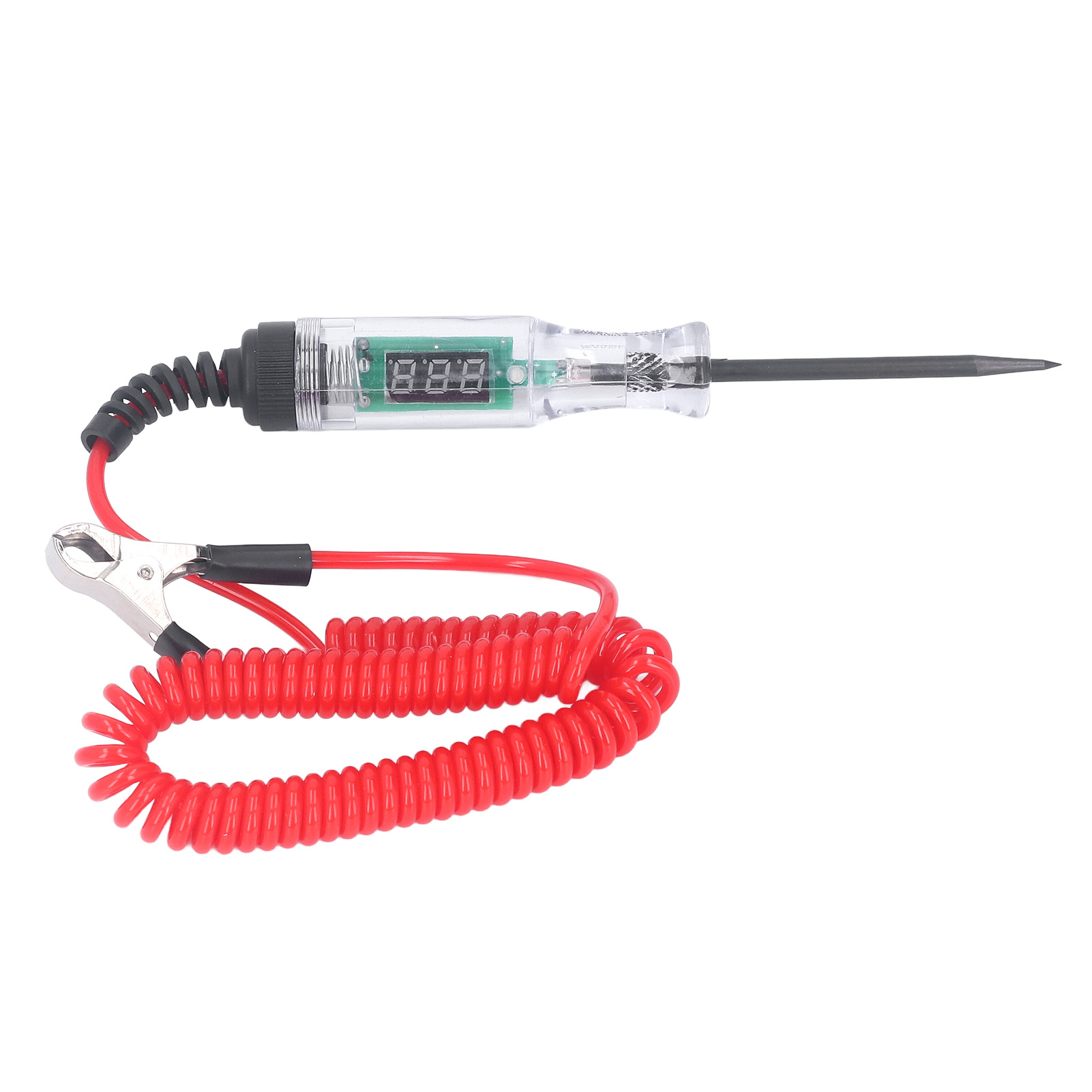 Led-kfz-testerstift, Digitaler Schaltungstester, Elektrischer Tester Zur Spannungs-, Strom- Und Widerstandsmessung (roter Drahttyp).
