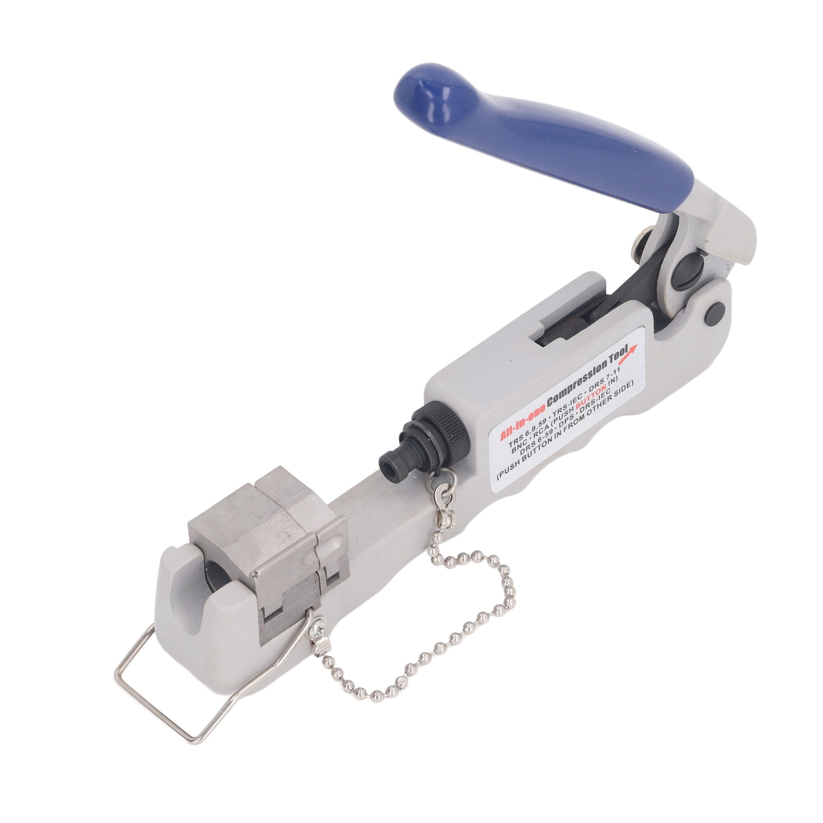Multifunktionales Crimpwerkzeug Für Rg58-, Rg59- Und Rg62-koaxialkabel Sowie F-, Bnc- Und Rca-stecker.