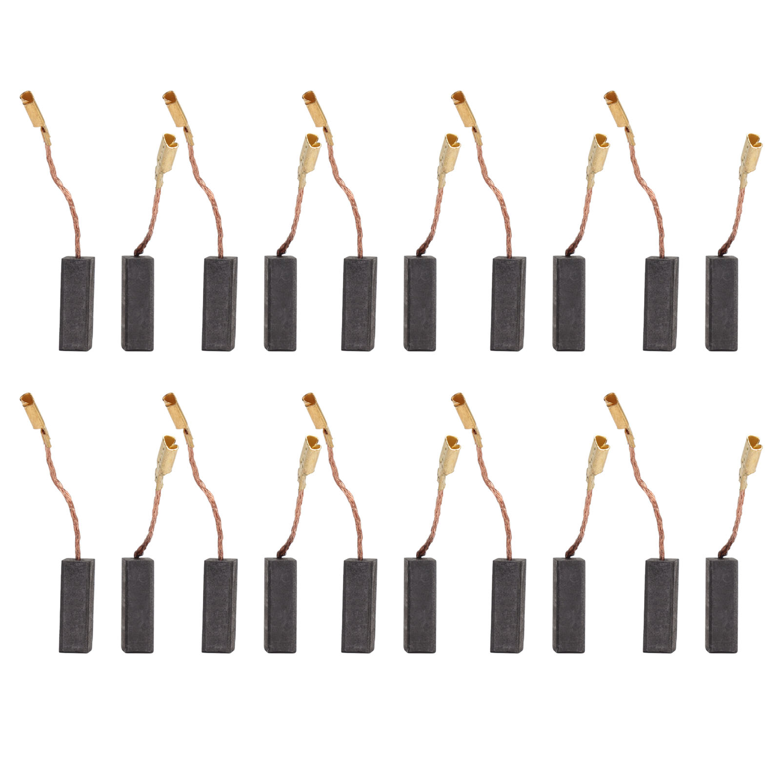 Set Mit 20 Kupfer-motorkohlebürsten (5x8x15mm) Für Bohrmaschinen Und Schleifmaschinen