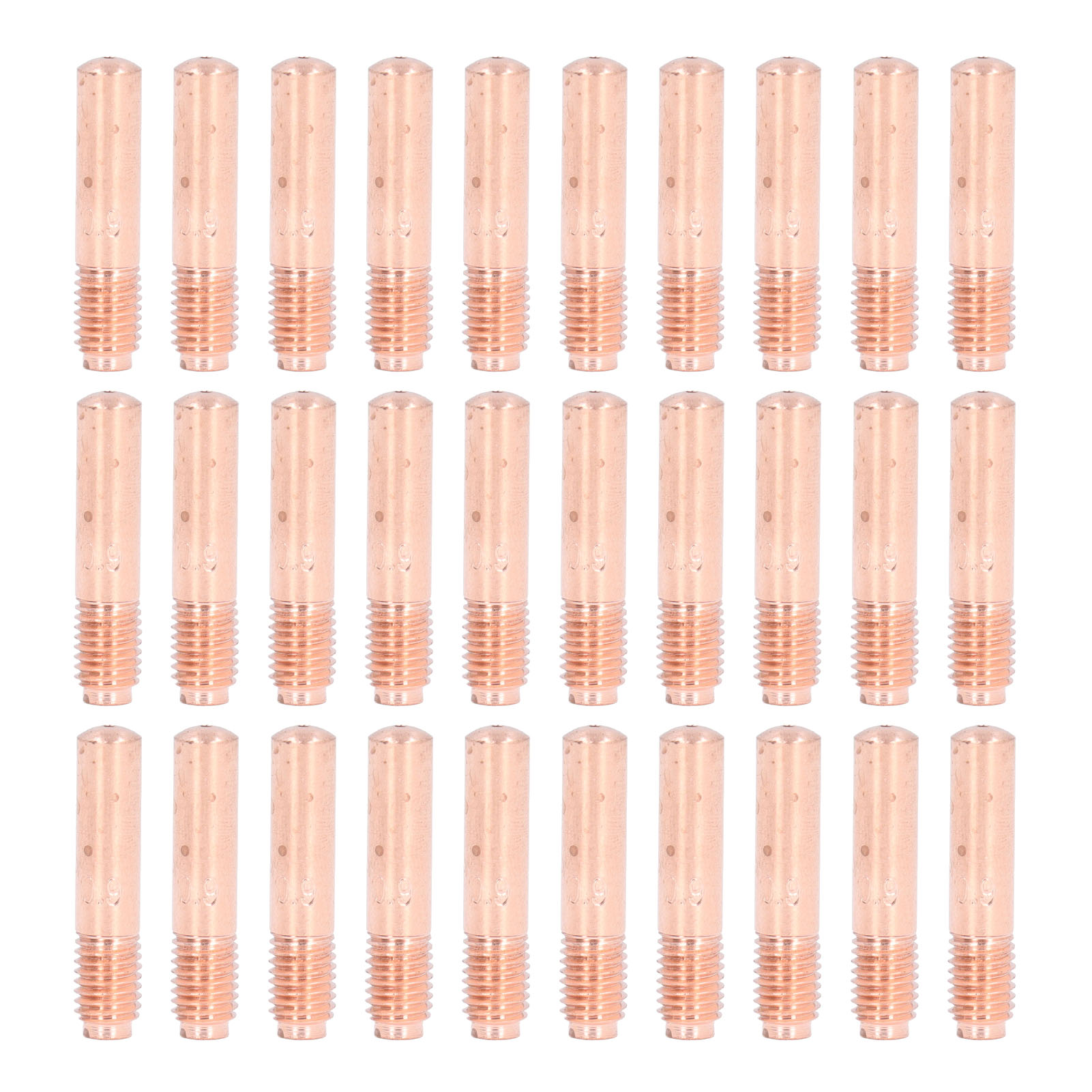 30 Kontaktdüsen 000068 0,035 Zoll, Ersatz-schweißdüsen Aus Messing Für Miller Mig-brenner M10, M15, M25, M40 Und M150