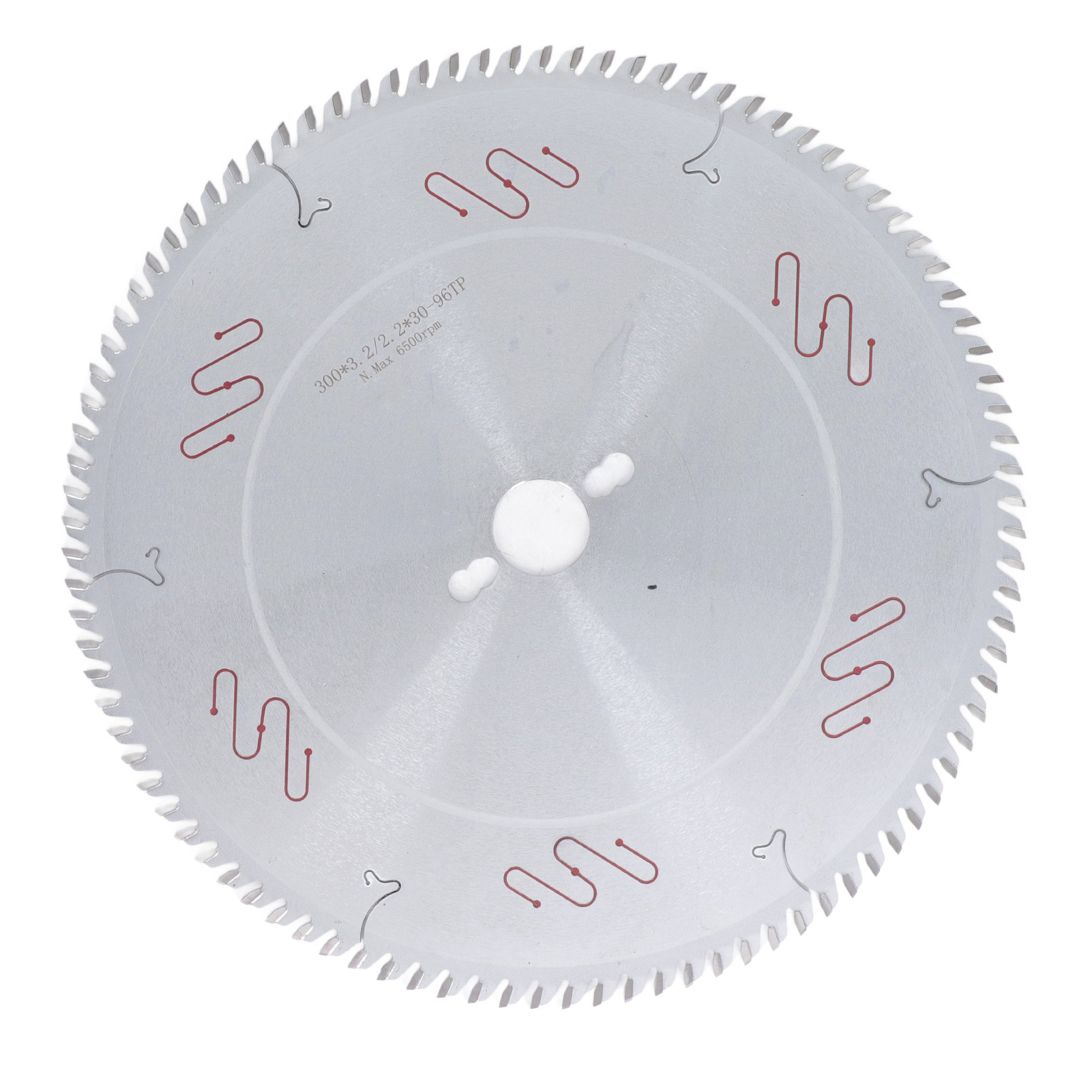 300 Mm Langes, 96-zahniges Hartmetall-kreissägeblatt Aus Aluminiumlegierung Für Holzbearbeitung, 30 Mm Innenbohrung